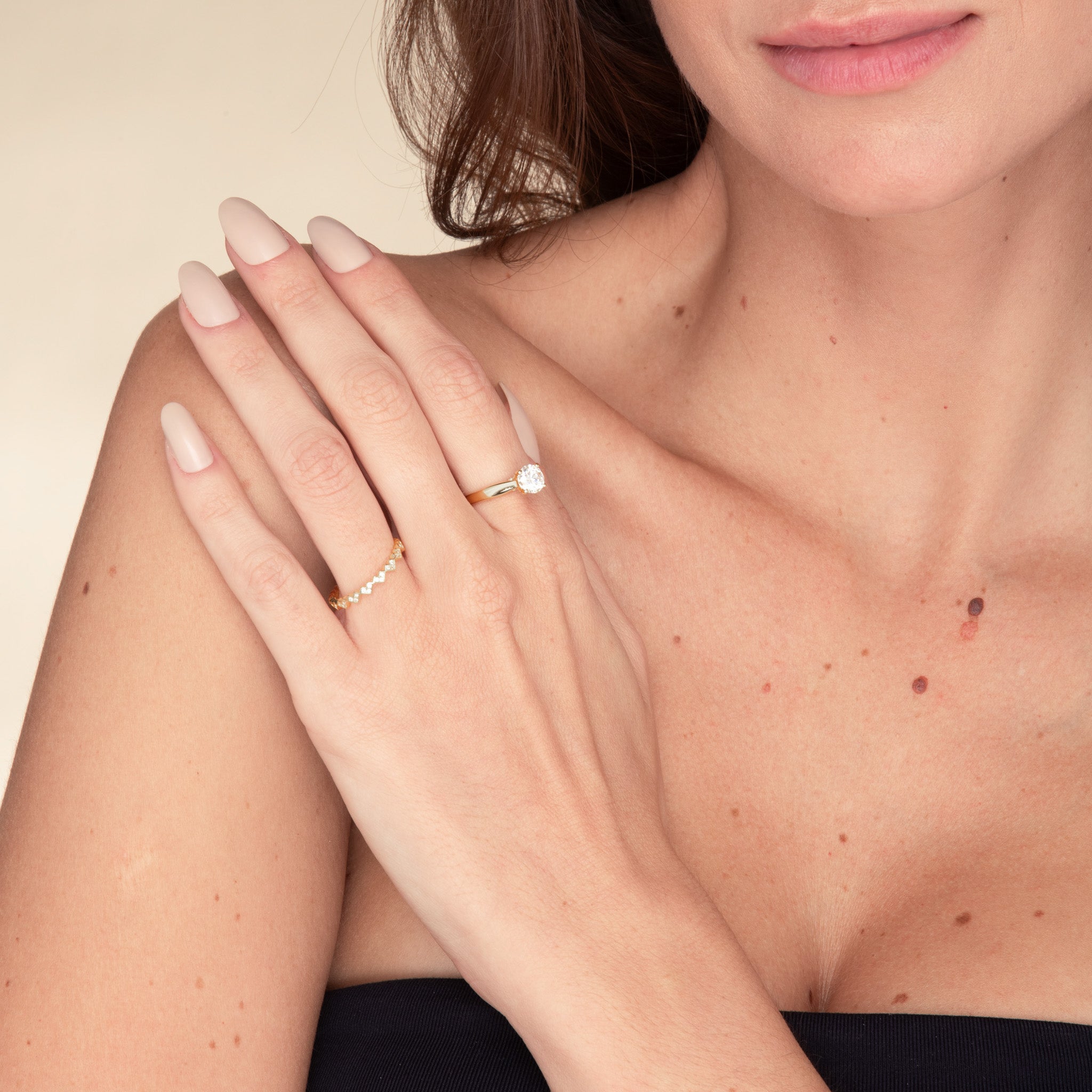 1 ct The Charlotte Moissanite Diamond Engagement Ring - Camile & Stone