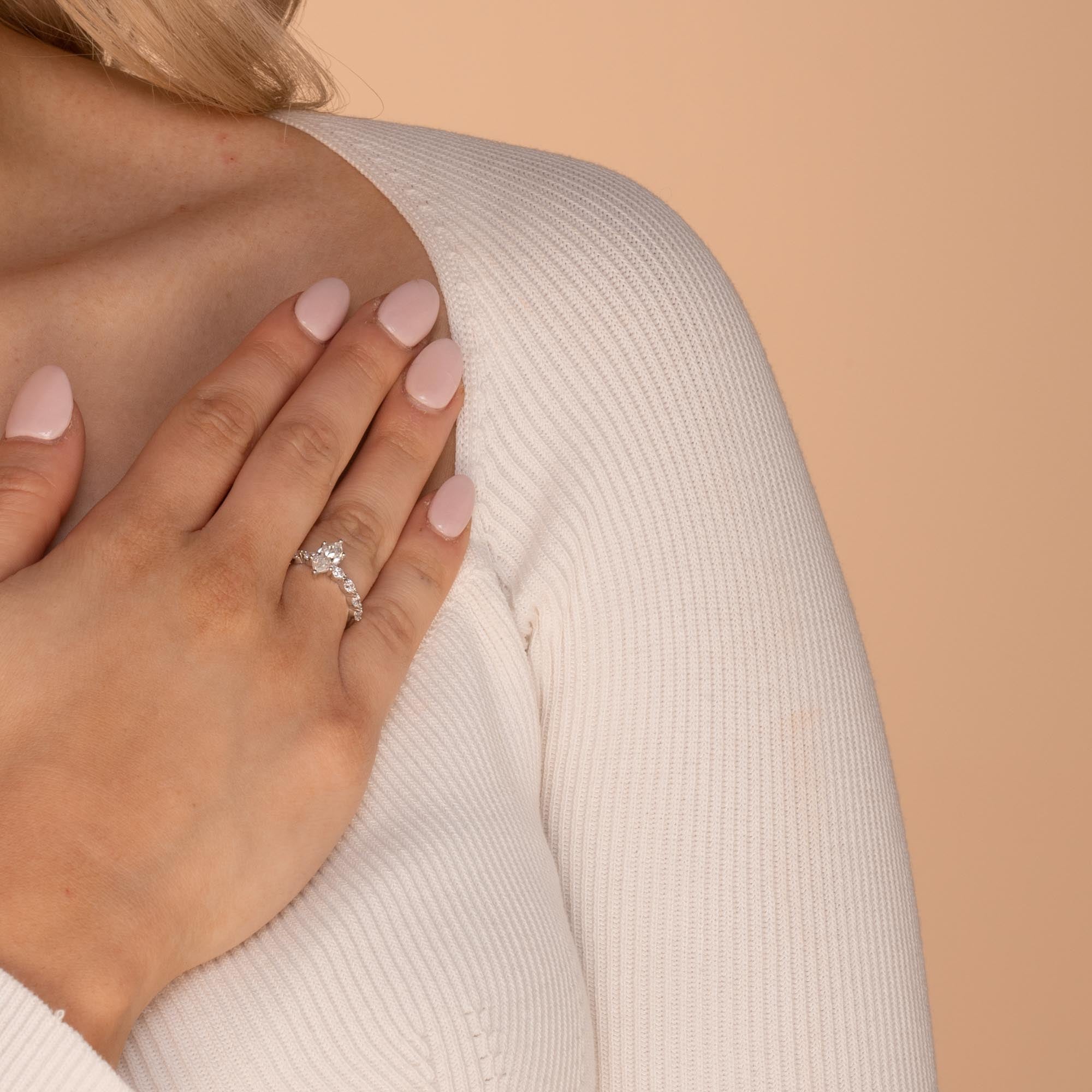 1 ct The Elizabeth Moissanite Diamond Engagement Ring - Camile & Stone