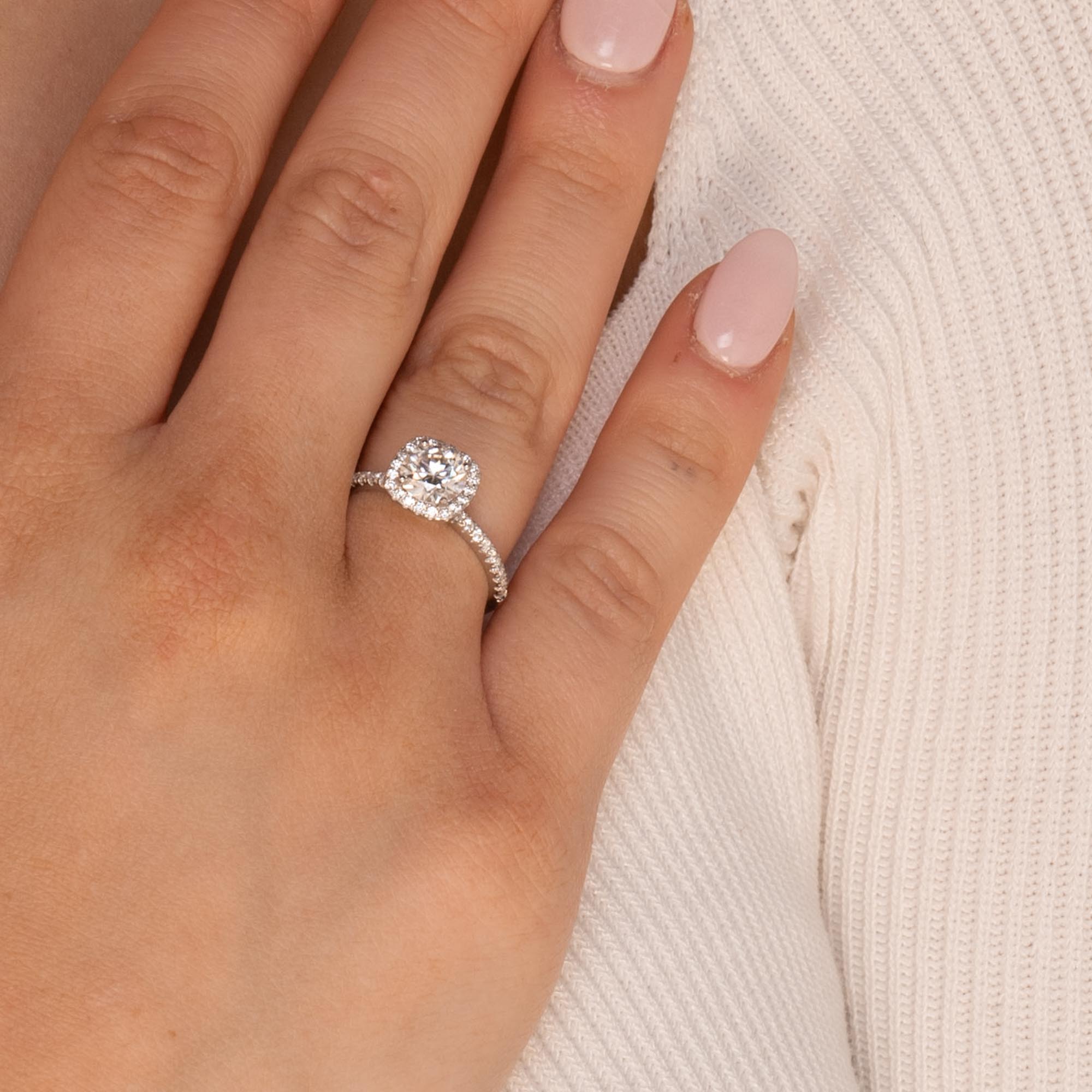 1 ct The Hazel Moissanite Diamond Engagement Ring - Camile & Stone