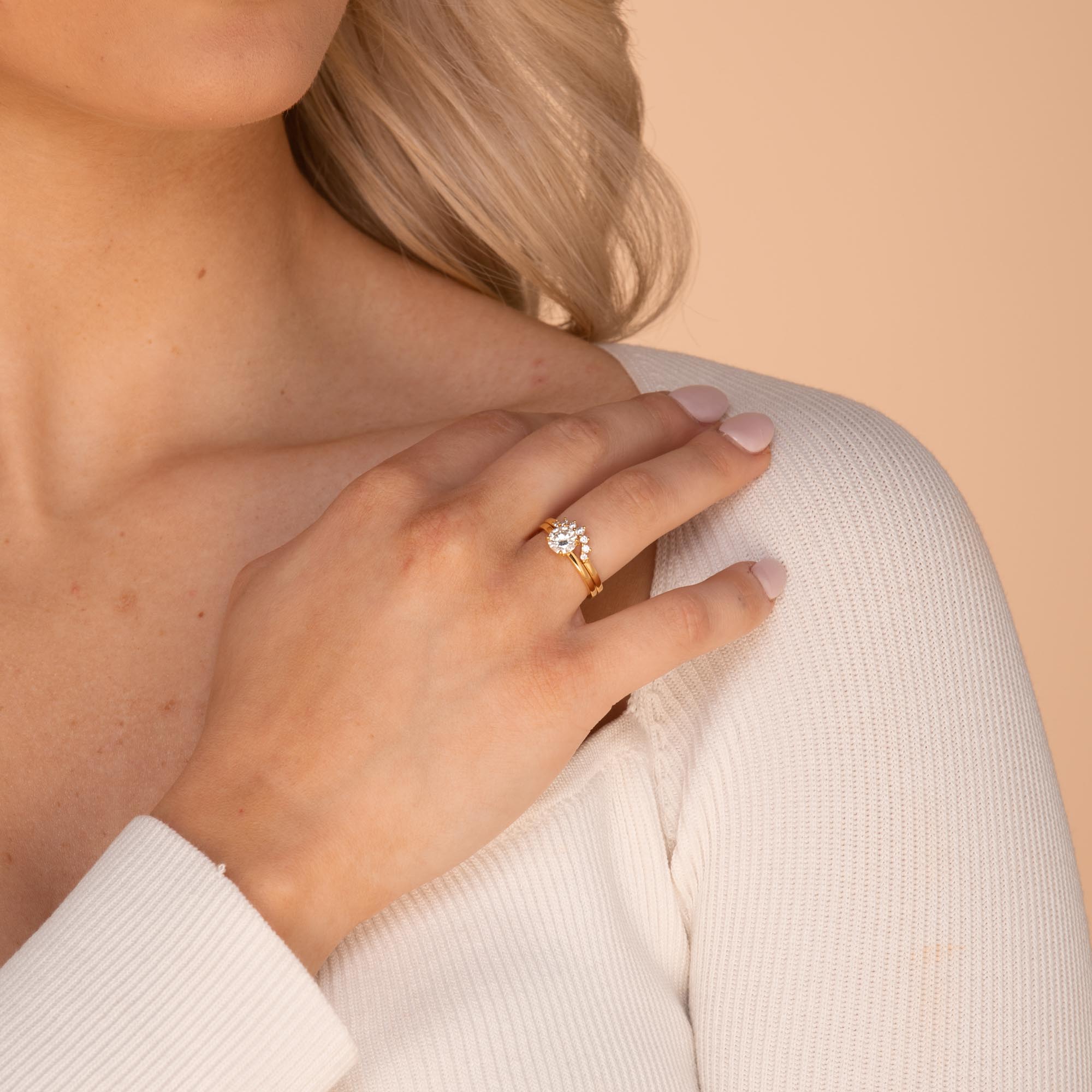 1 ct The Peyton Moissanite Diamond Engagement Ring - Camile & Stone