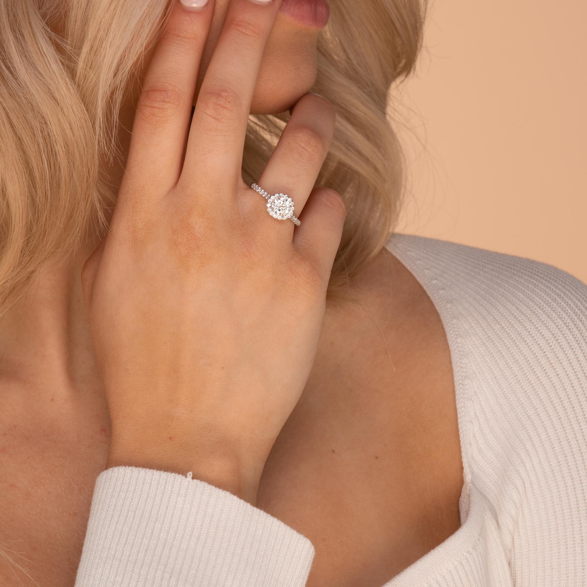 1 ct The Victoria Moissanite Diamond Engagement Ring - Camile & Stone