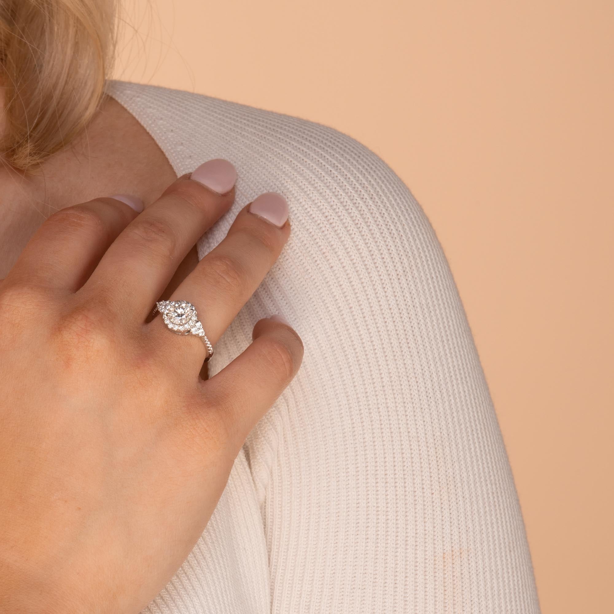 1.0 ct The Audrey Moissanite Diamond Ring - Camile & Stone