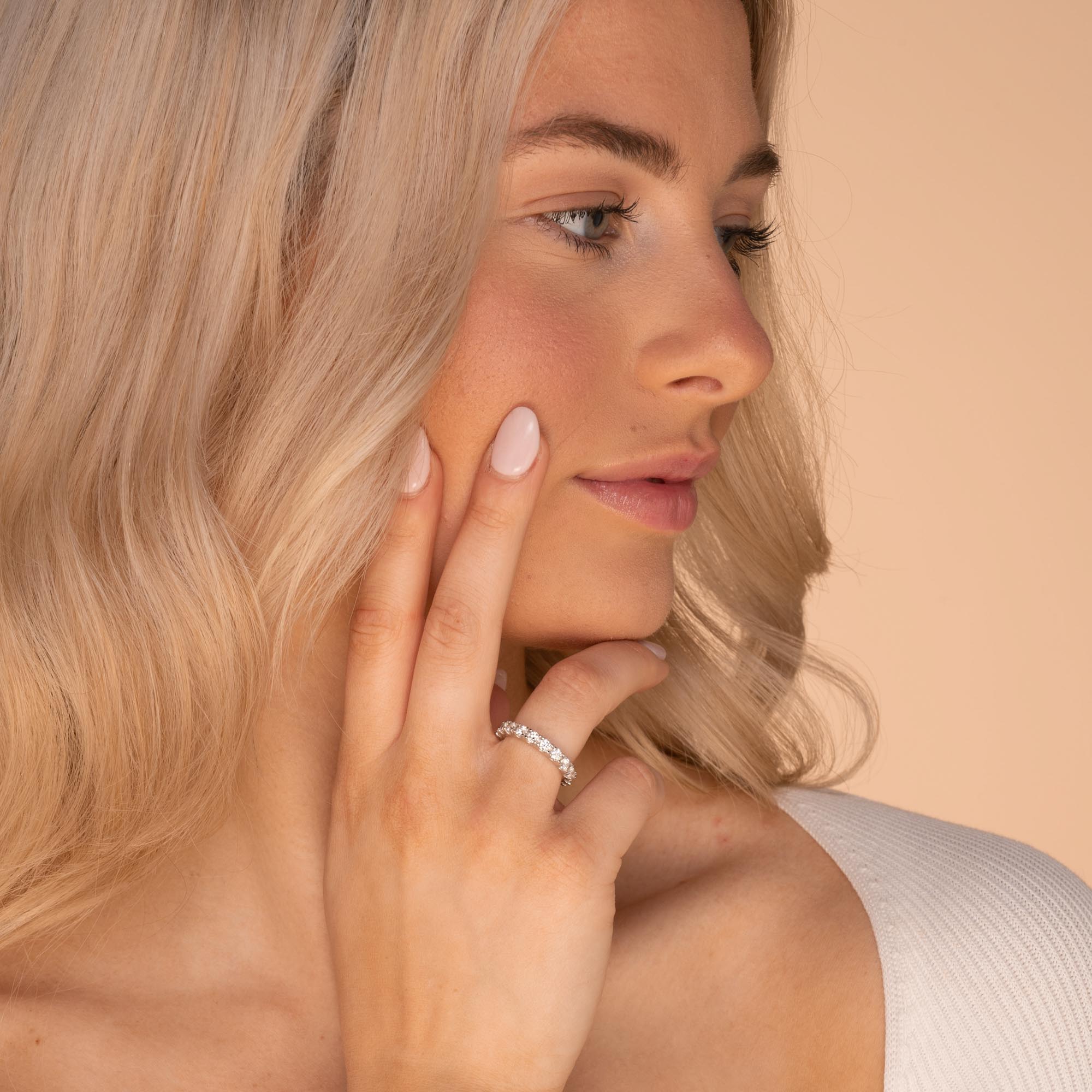 1.0ct 3mm The Scarlett Moissanite Diamond Engagement Ring - Camile & Stone