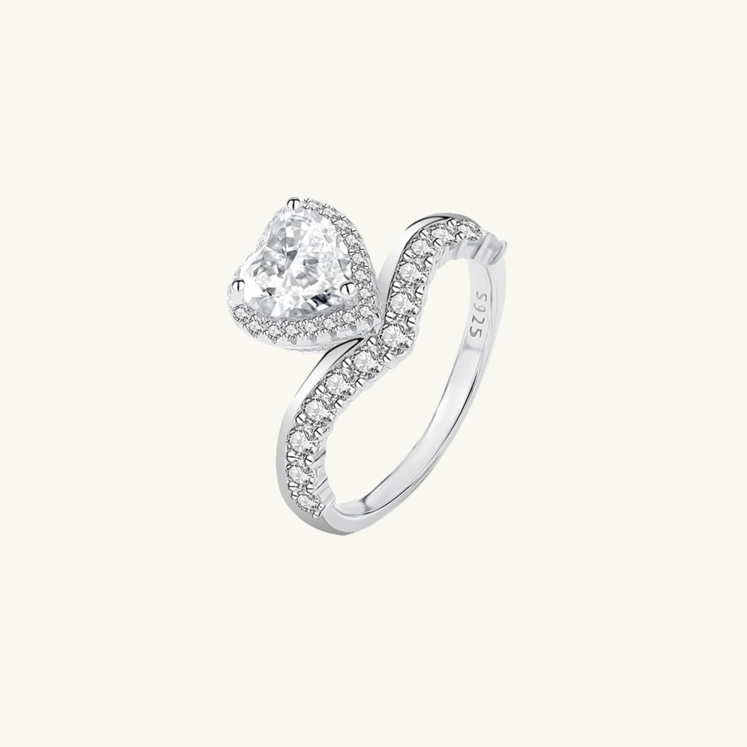 1ct The Eternal Love Moissanite Diamond Engagement Ring - Camile & Stone