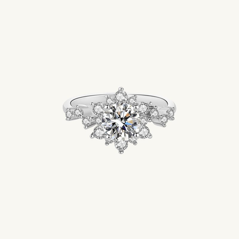 1ct The Lindsey Moissanite Diamond Engagement Ring - Camile & Stone