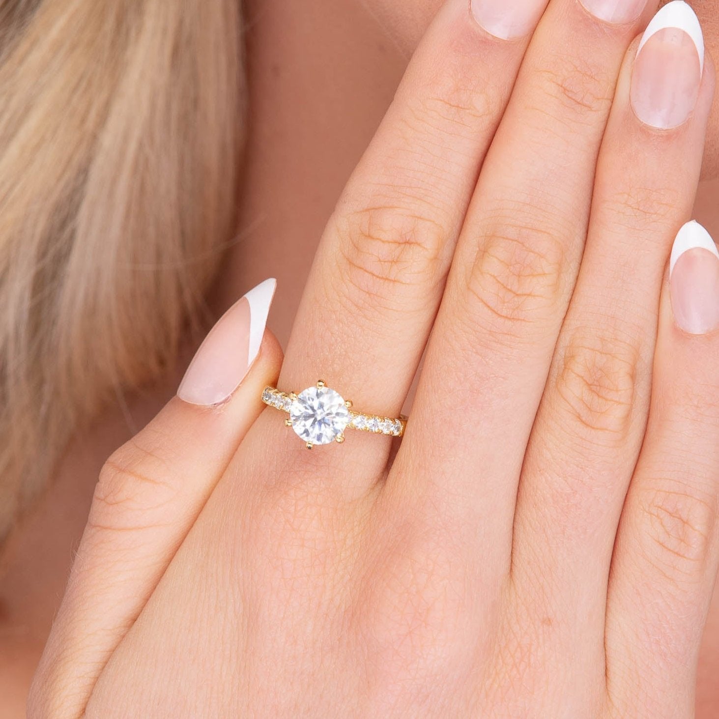 2 ct The Alexa Moissanite Diamond Engagement Ring - Camile & Stone