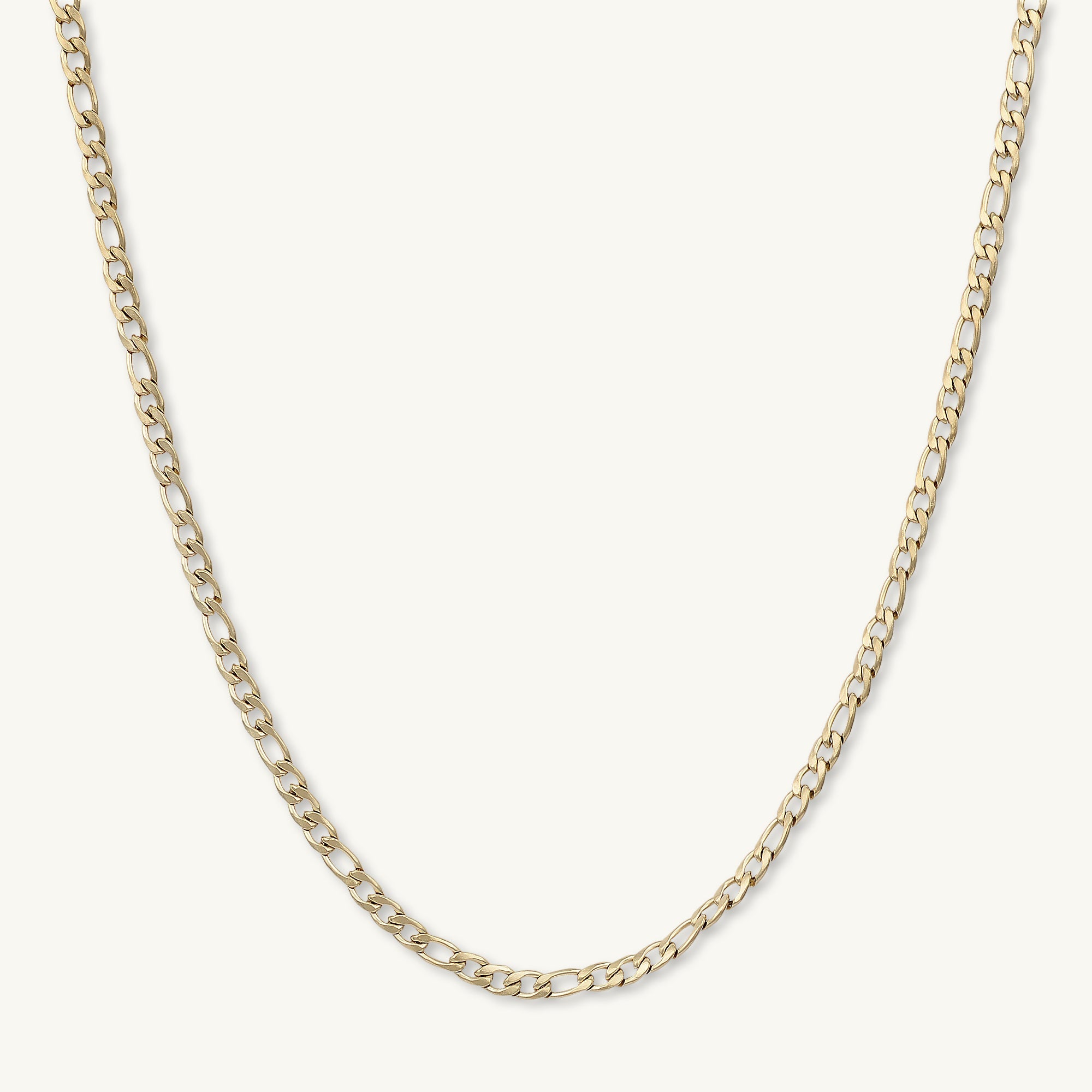 4mm Figaro Chain Necklace - Camile & Stone