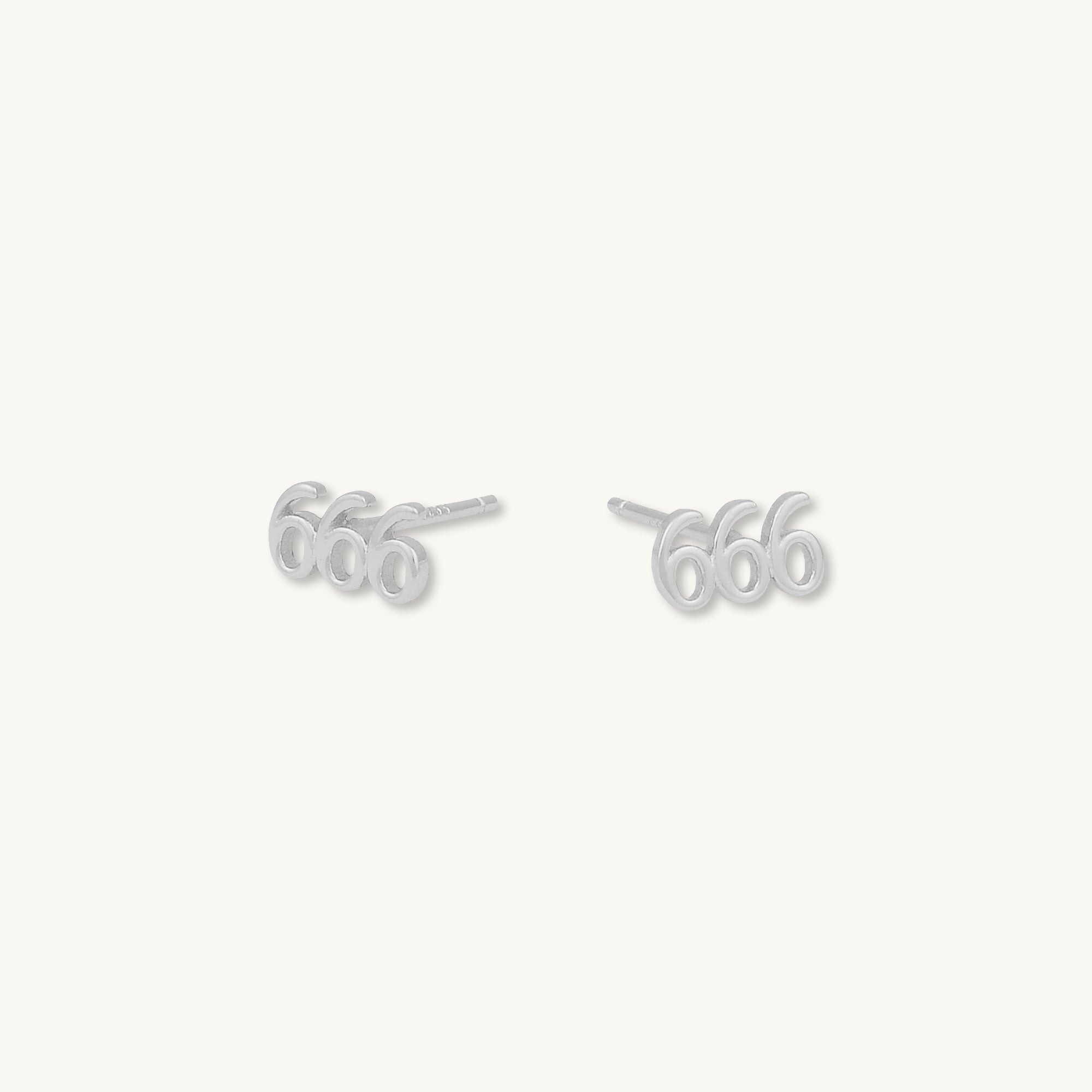 666 Angel Number Earrings - Camile & Stone