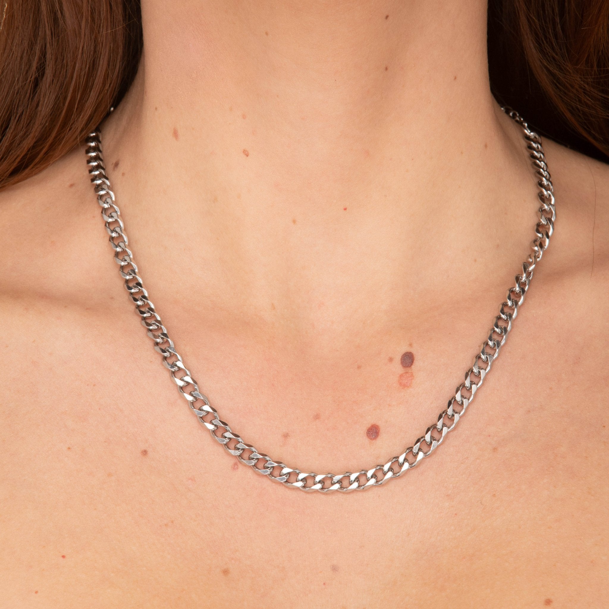 6mm Cuban Chain Necklace - Camile & Stone