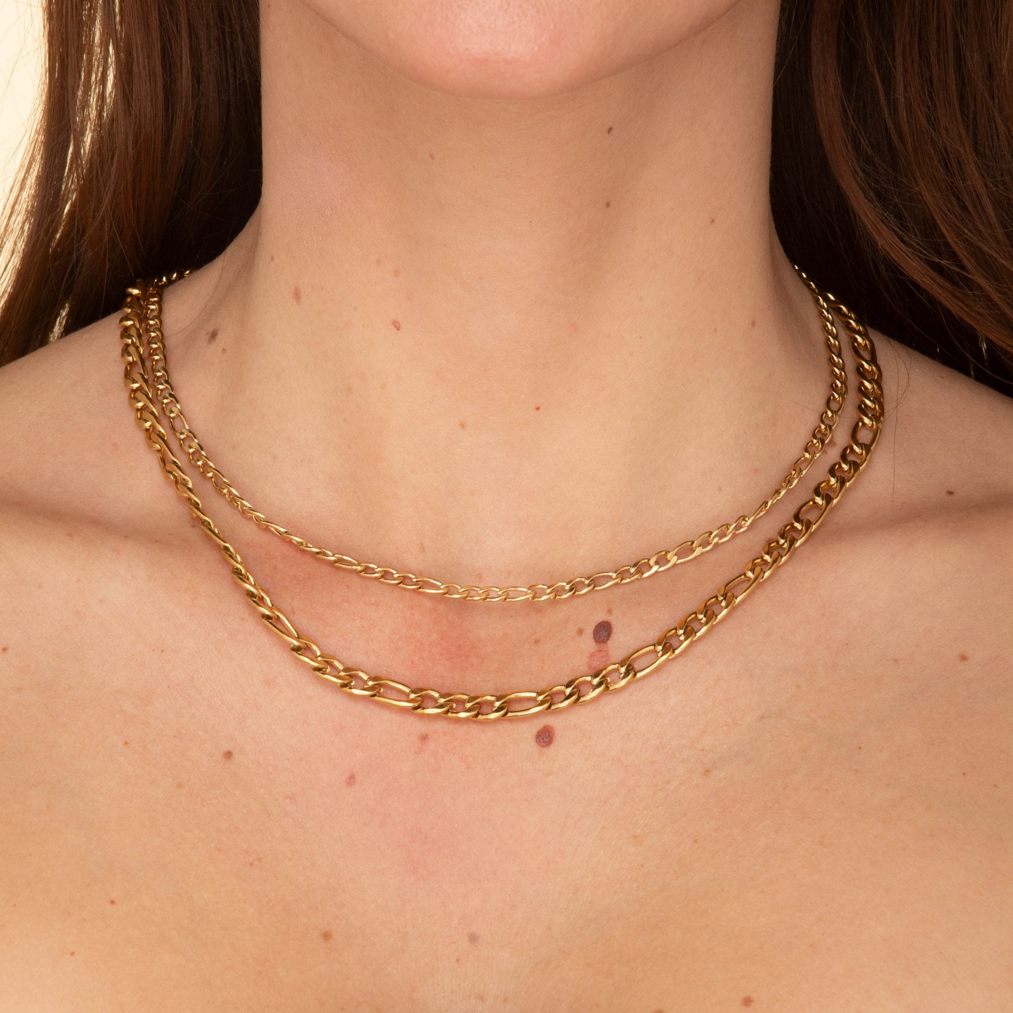 6mm Figaro Chain Necklace - Camile & Stone