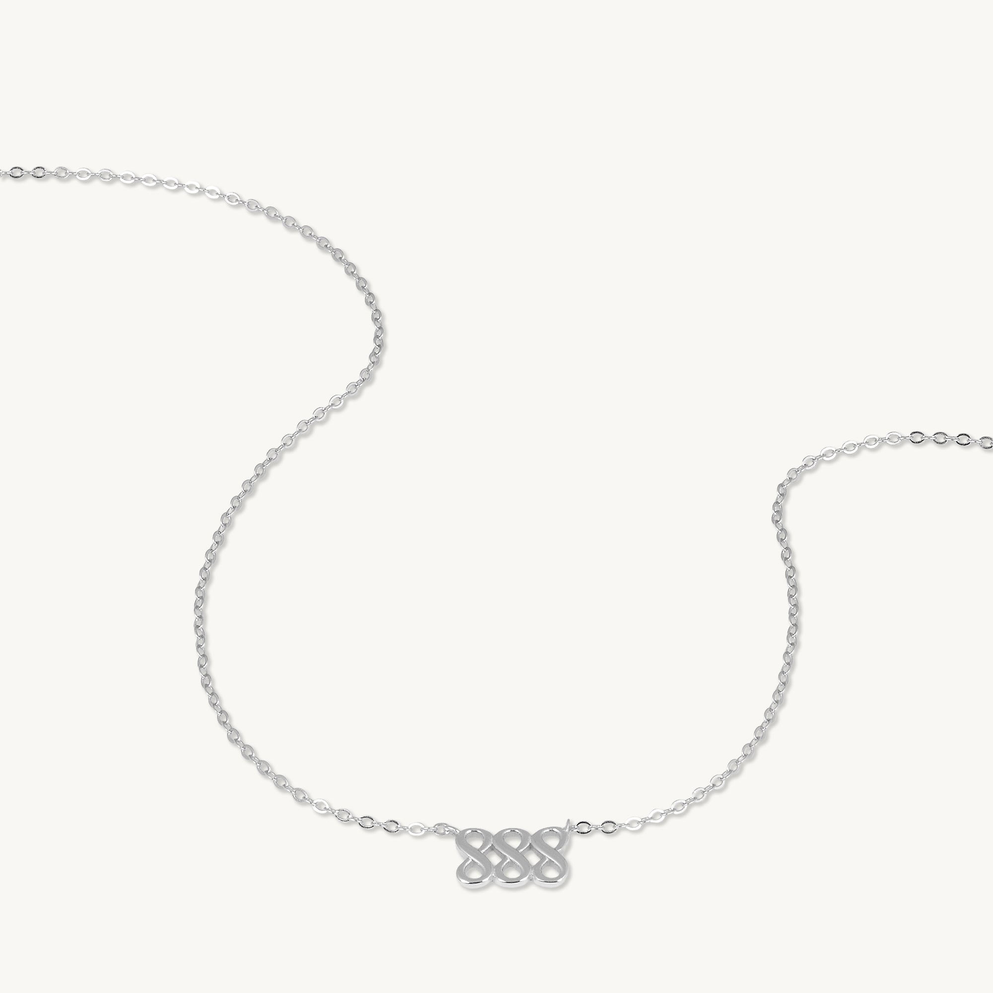 888 Angel Number Pendant Necklace - Camile & Stone