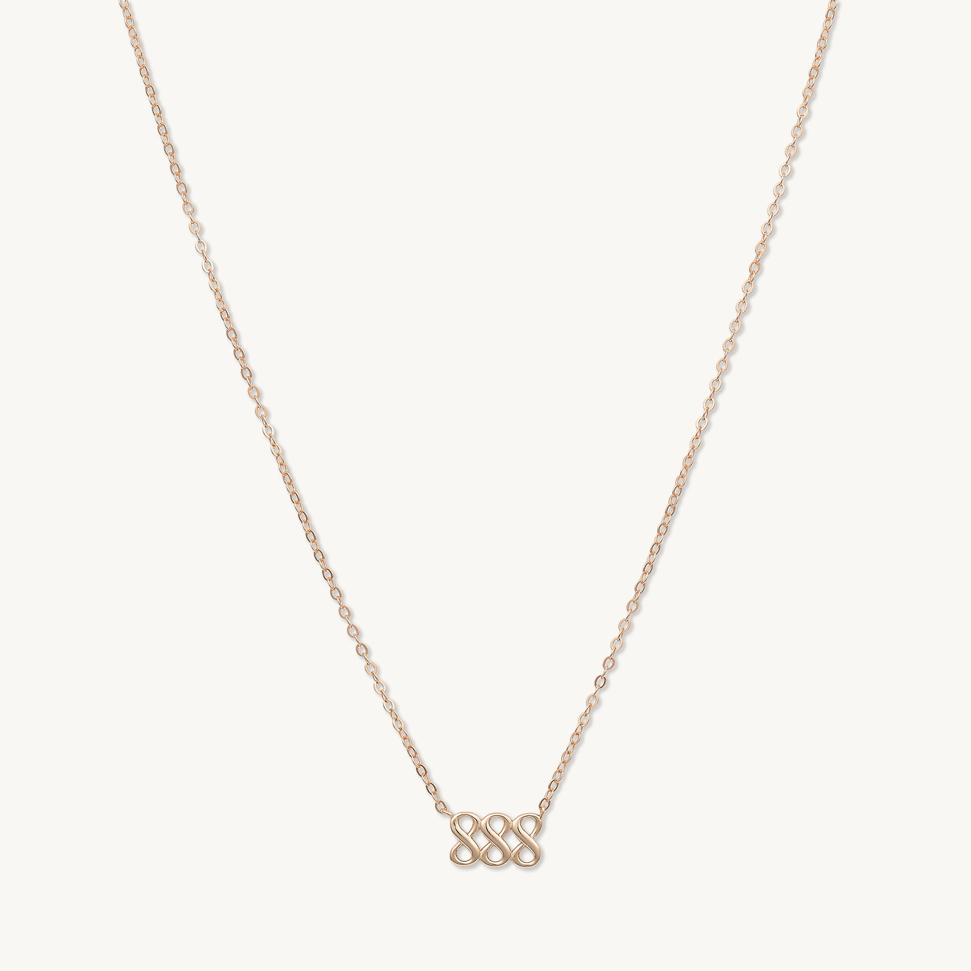 888 Angel Number Pendant Necklace - Camile & Stone