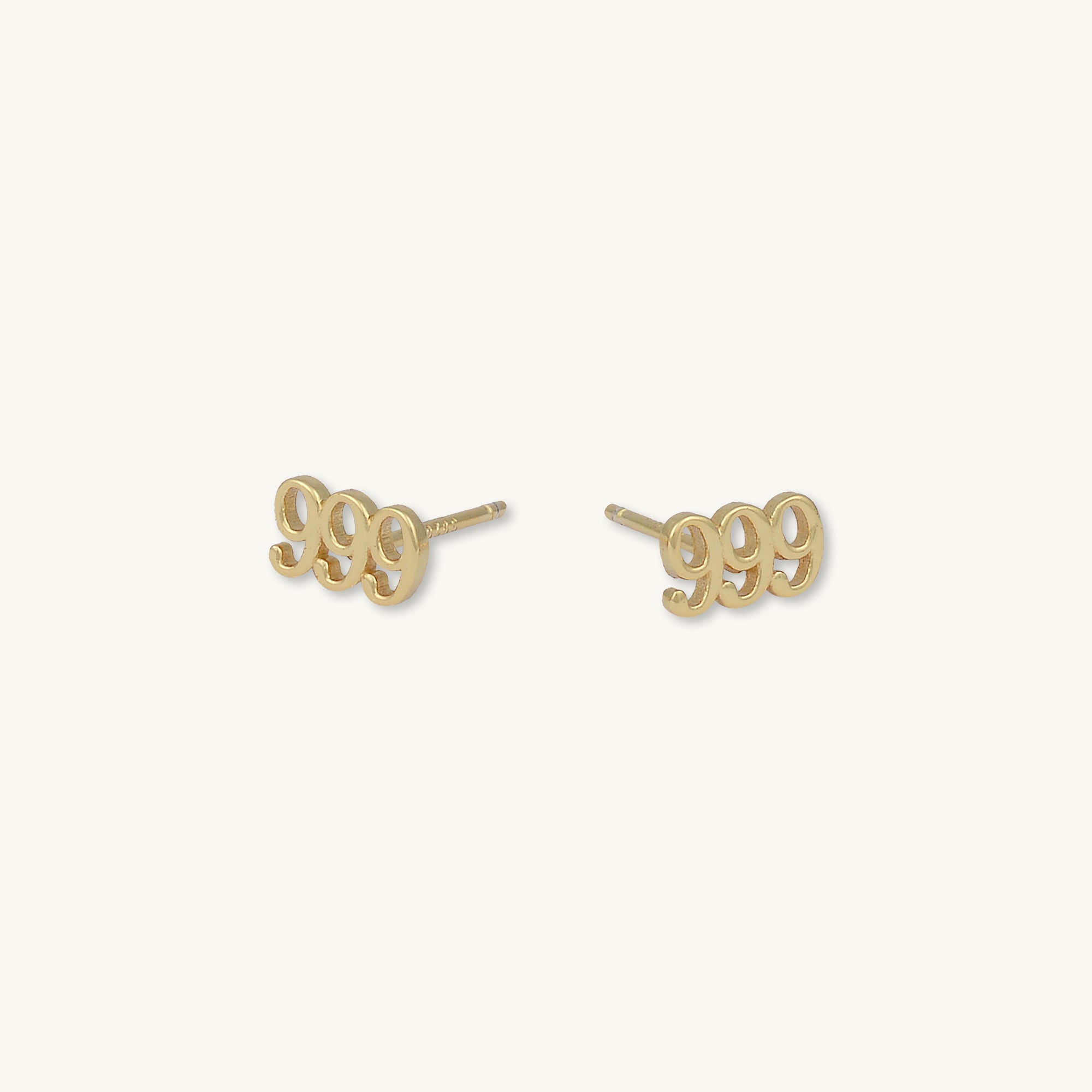999 Angel Number Earrings - Camile & Stone