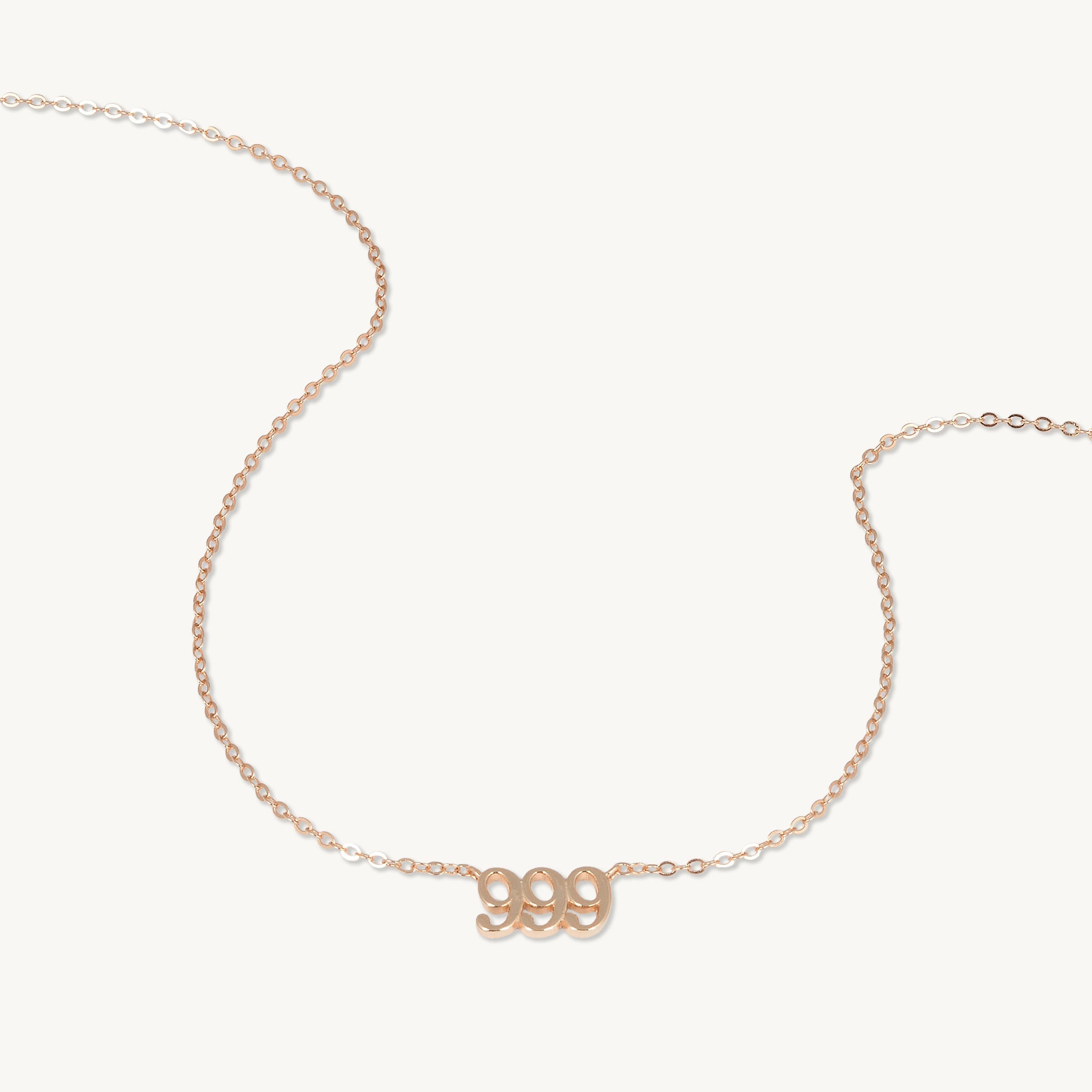 999 Angel Number Pendant Necklace - Camile & Stone