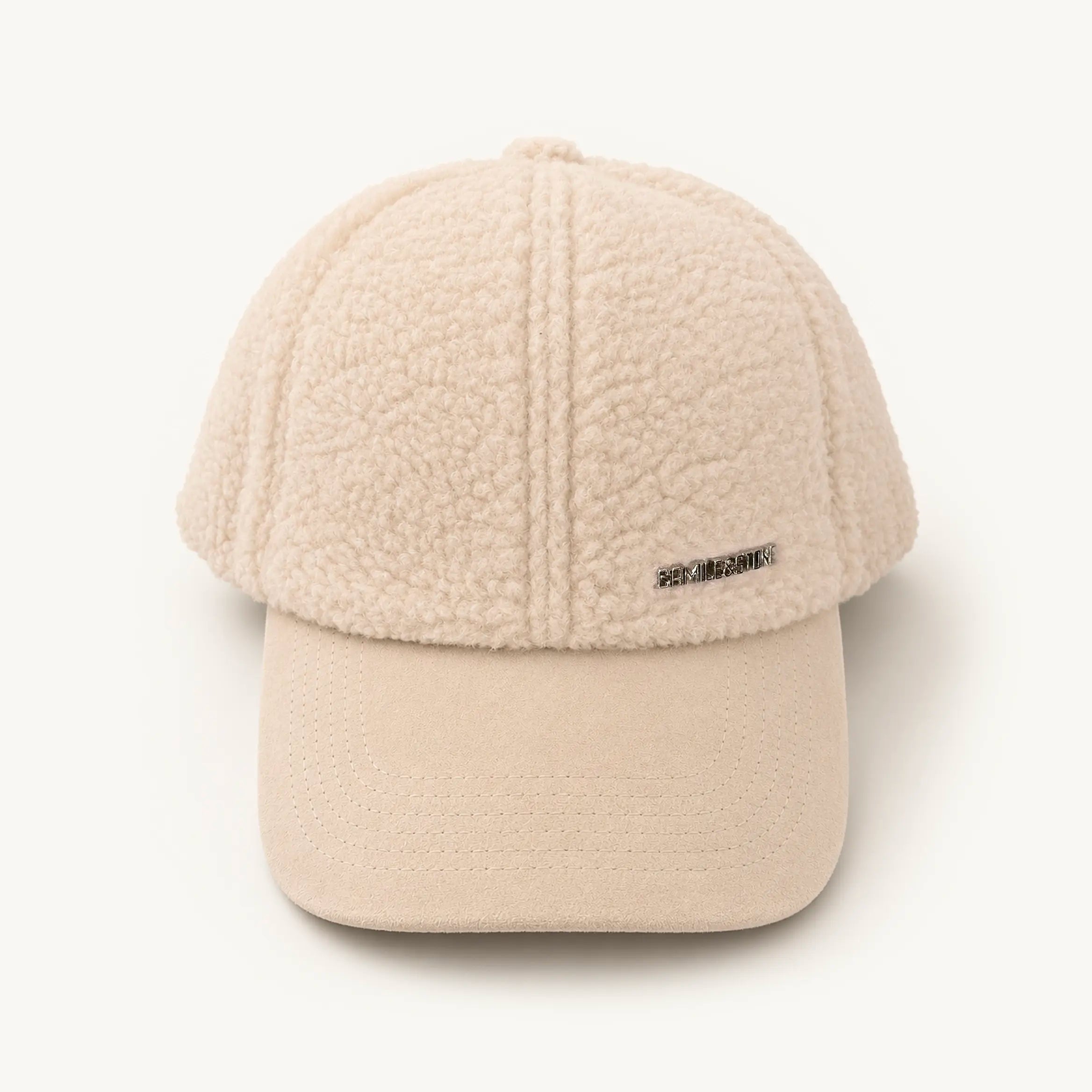 Beige Teddy Cap