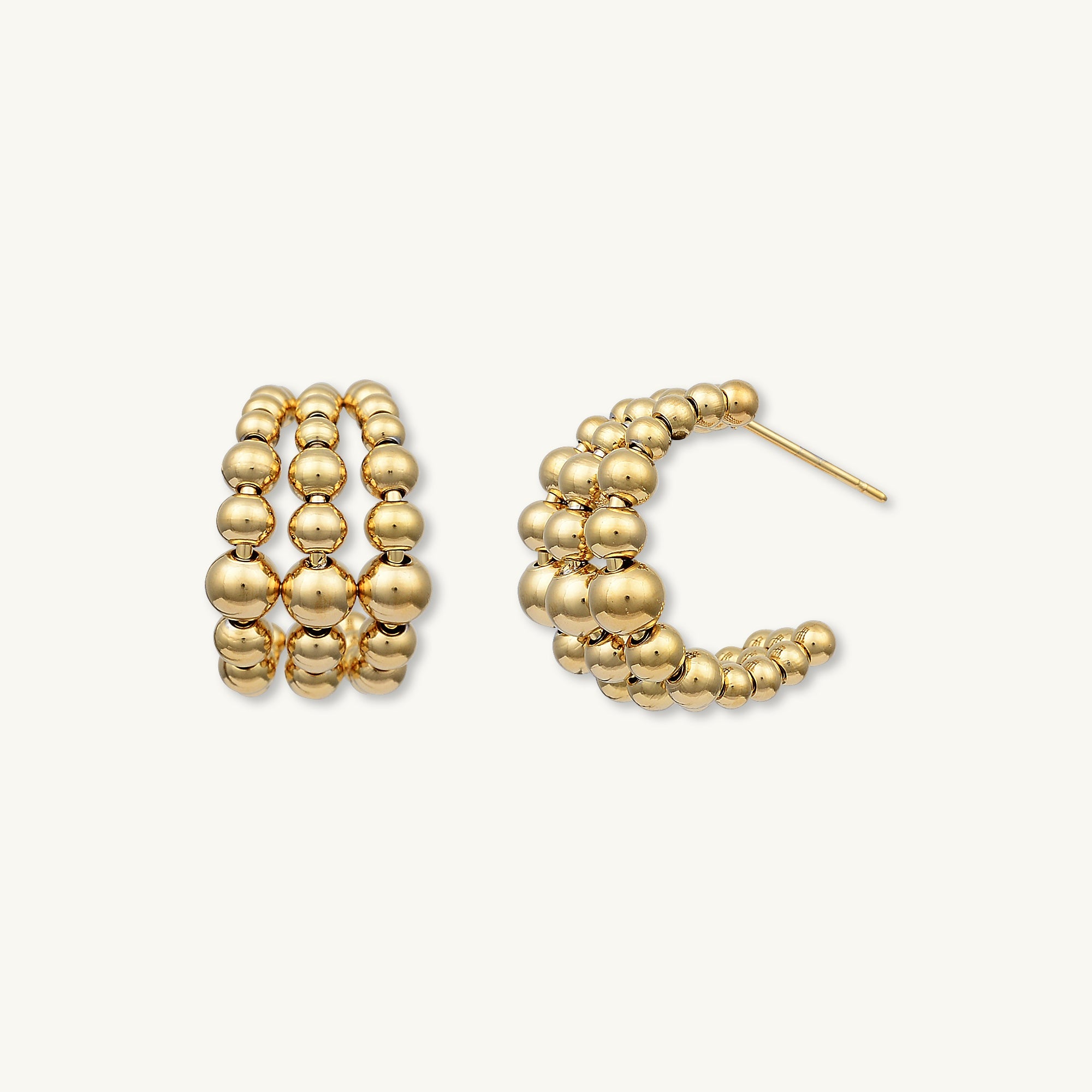 Alexis Ball Hoop Earrings - Camile & Stone