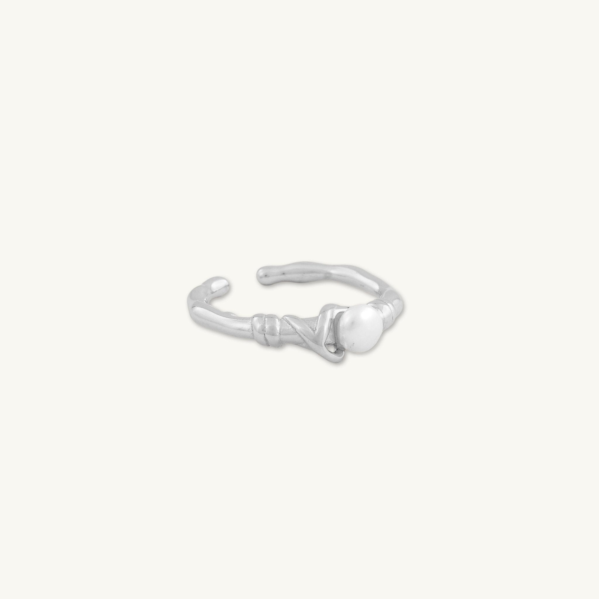 Aspen Pearl Open Ring - Camile & Stone