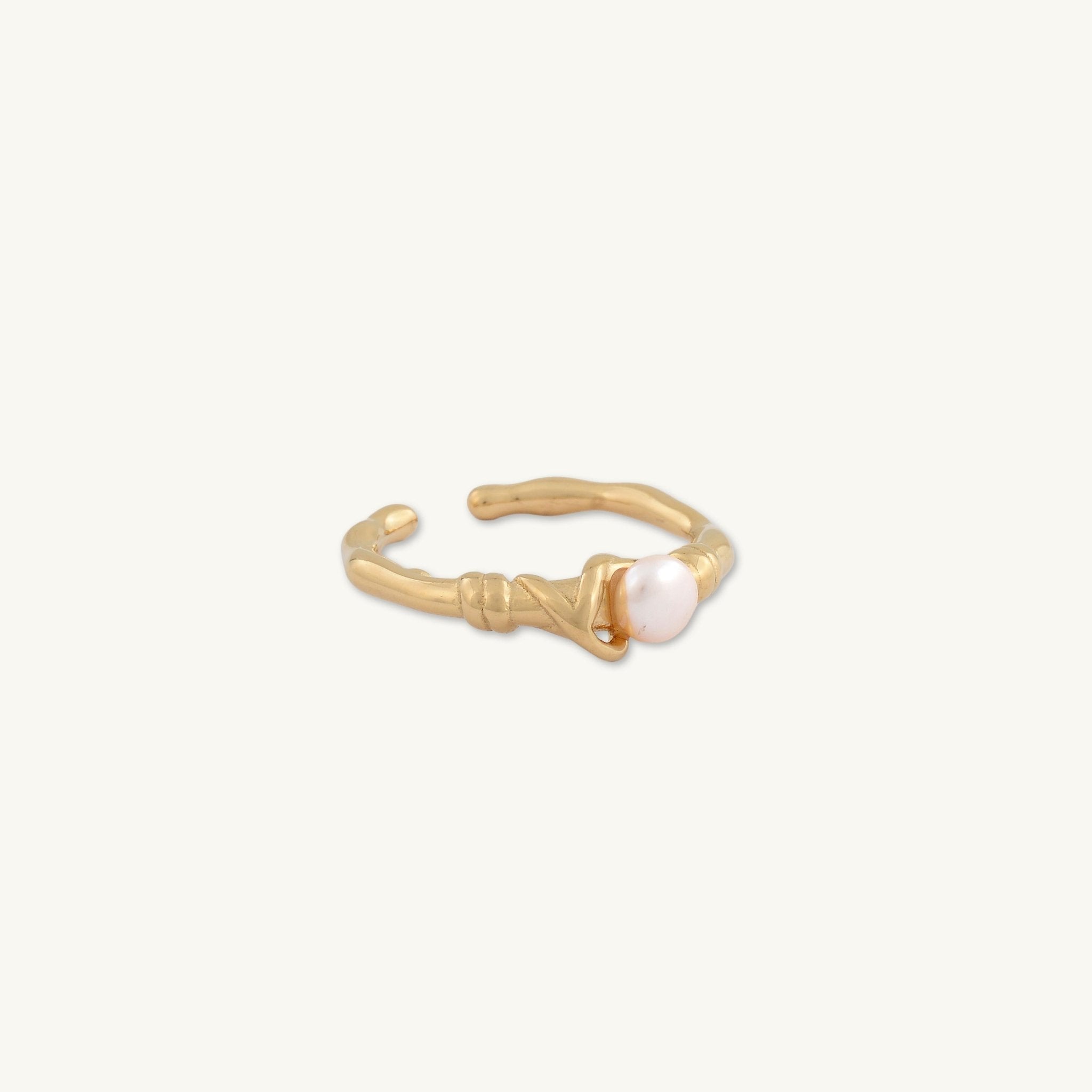 Aspen Pearl Open Ring - Camile & Stone