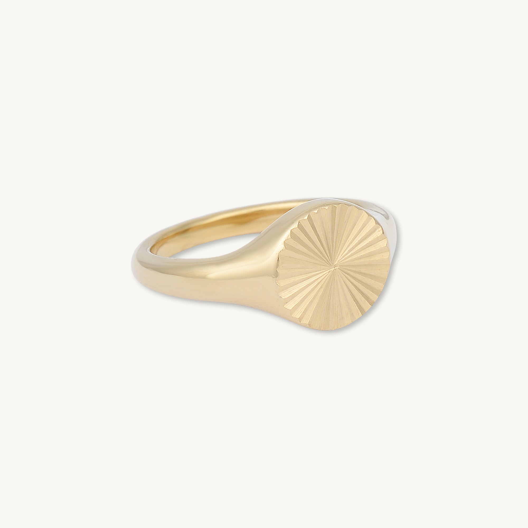 Boho Disc Signet Ring - Camile & Stone