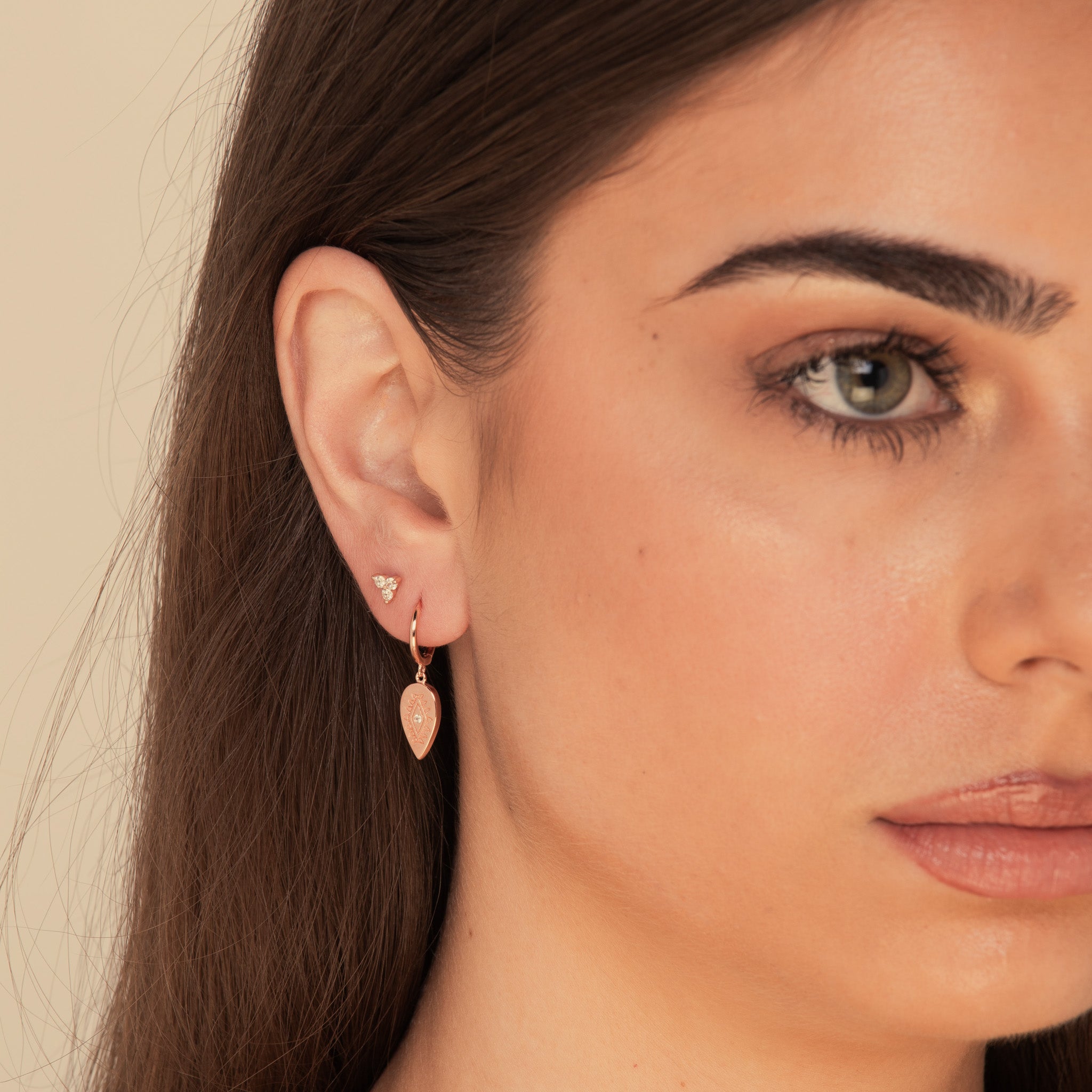 Boho Evil Eye Hoop Earrings - Camile & Stone