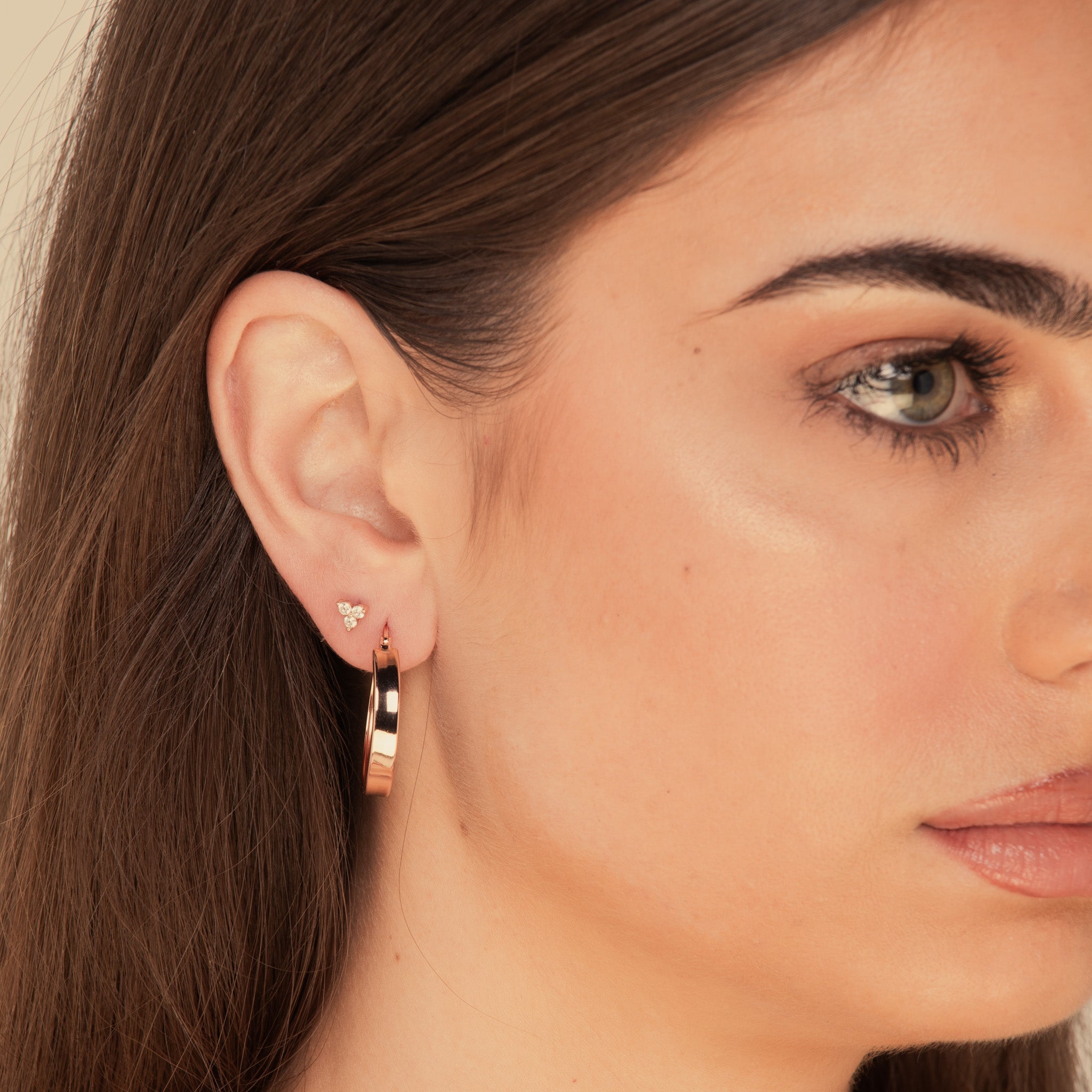 Bold Large Hoop Earrings - Camile & Stone