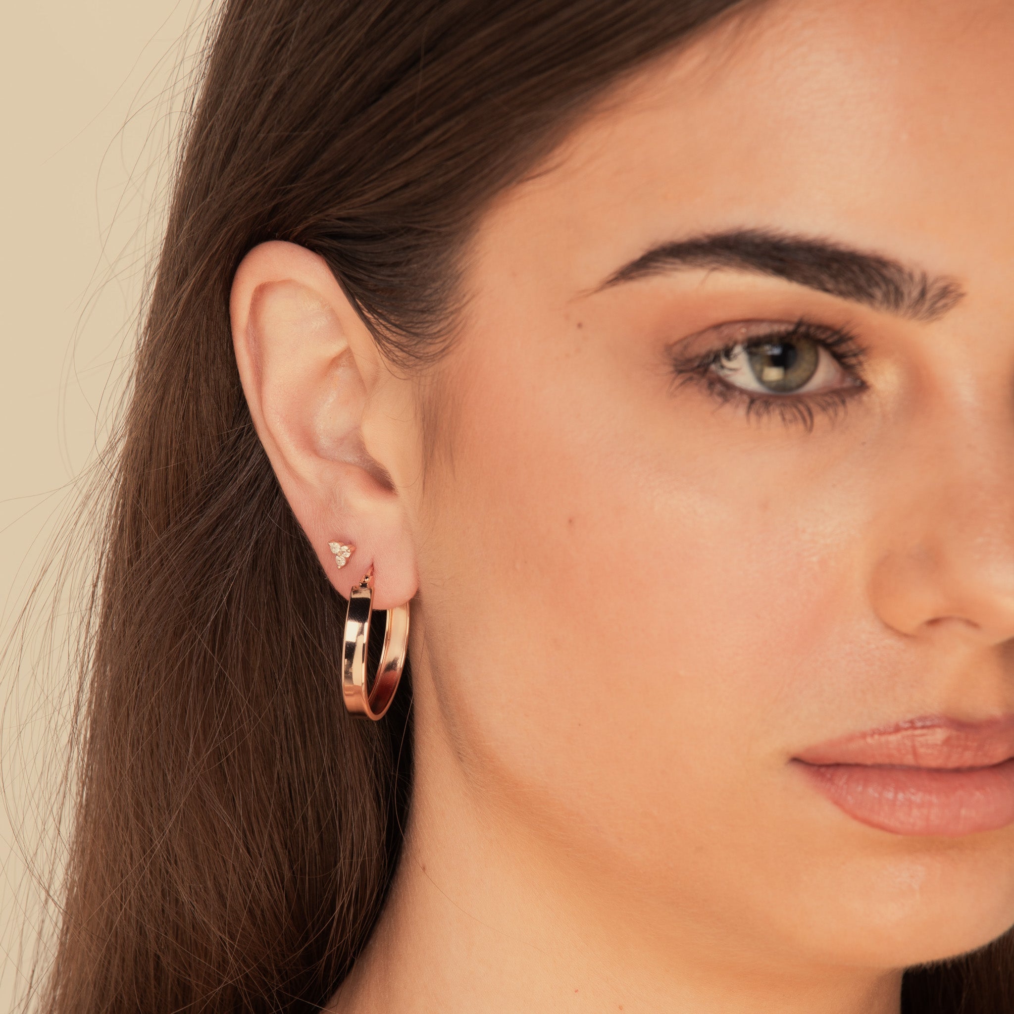 Bold Large Hoop Earrings - Camile & Stone
