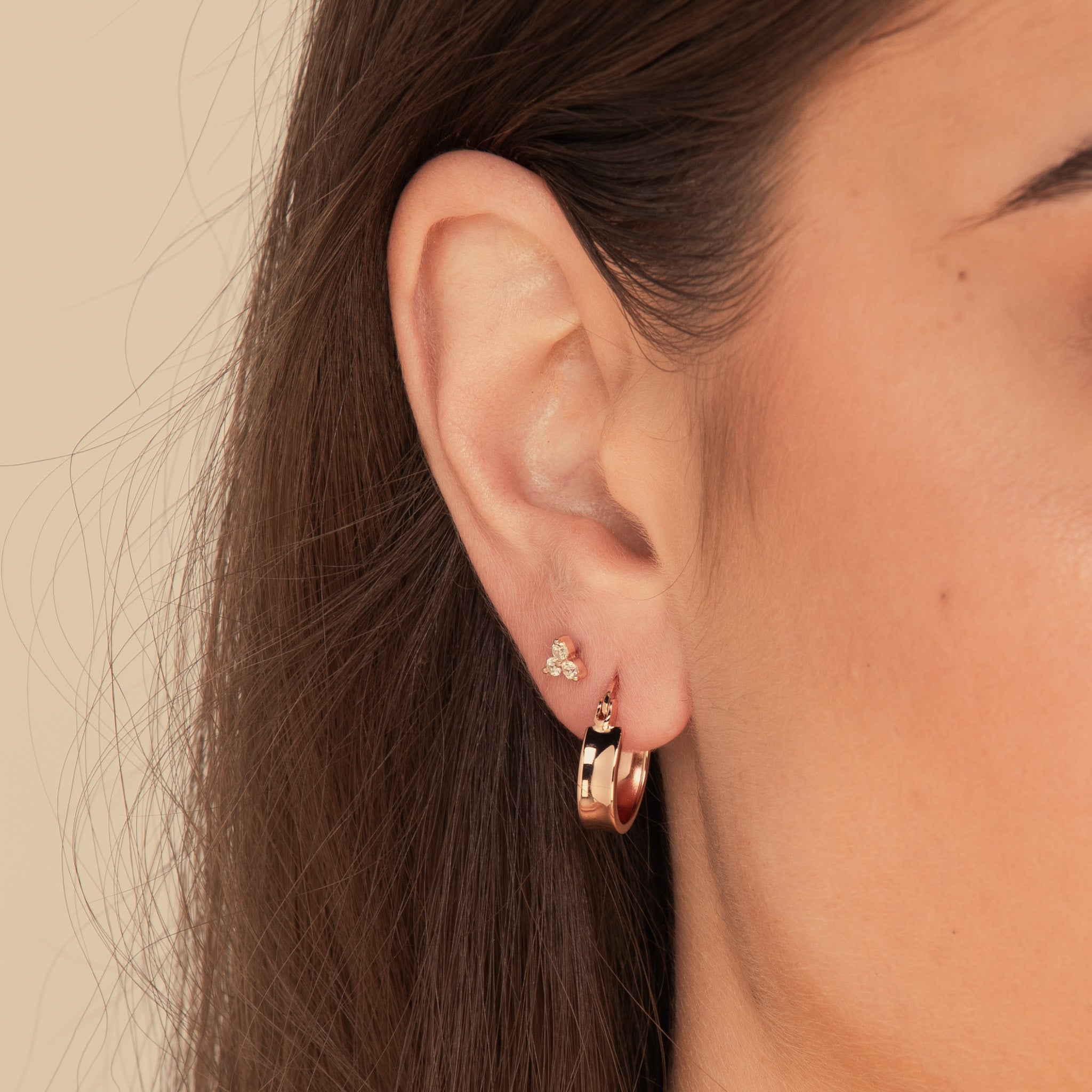 Bold Small Hoop Earrings - Camile & Stone