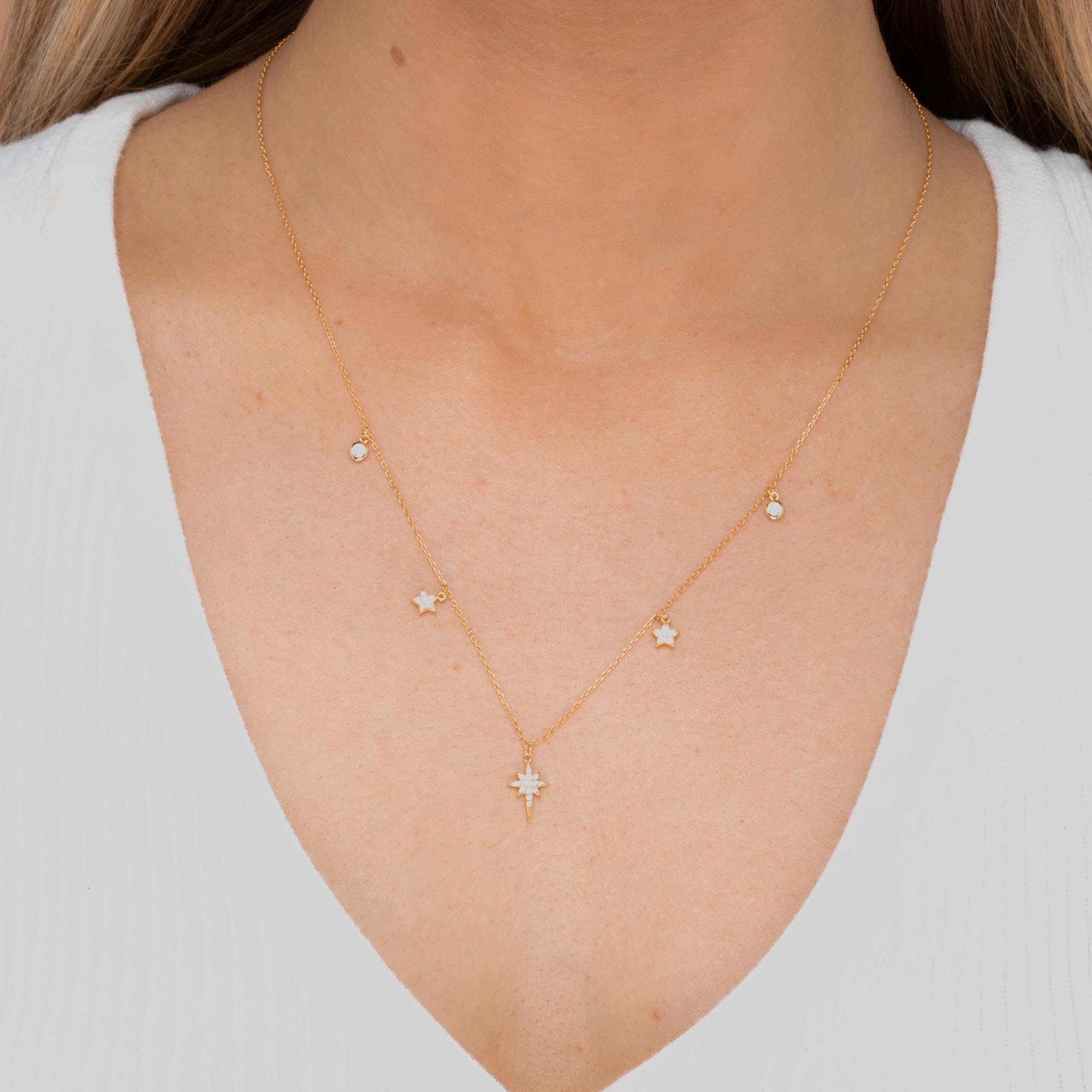 Bright North Star Sapphire Necklace - Camile & Stone