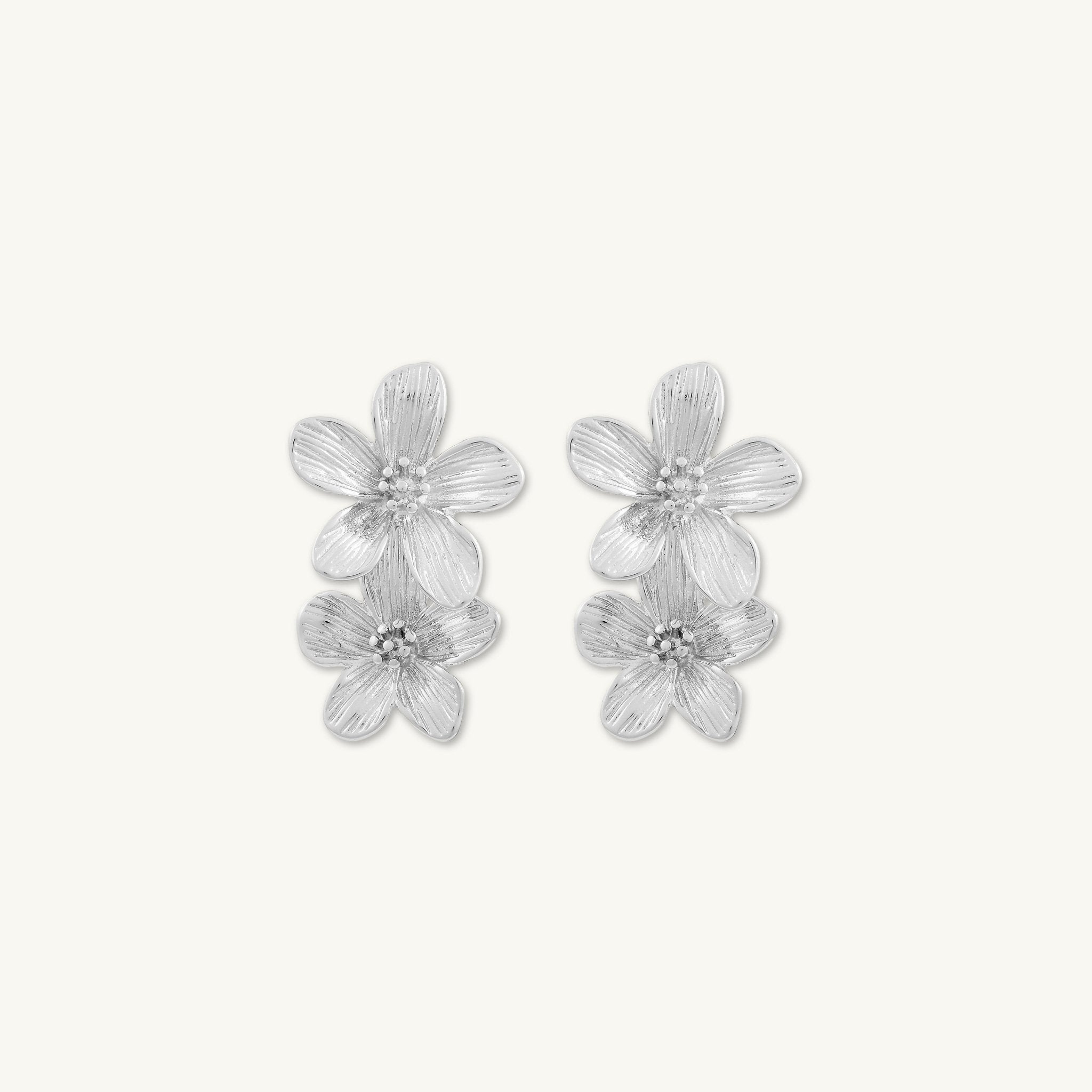 Charelle Floral Statement Earrings - Camile & Stone