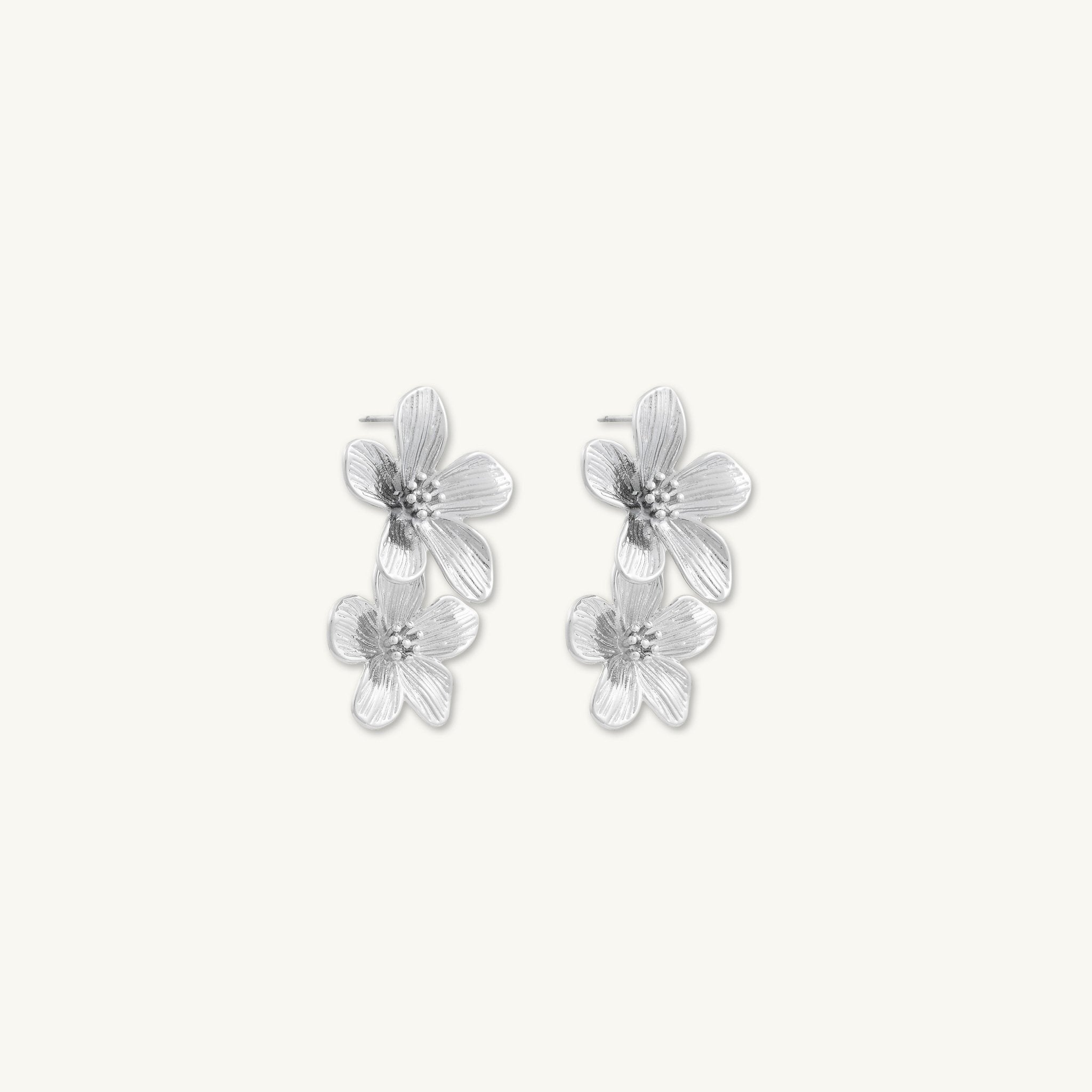 Charelle Floral Statement Earrings - Camile & Stone