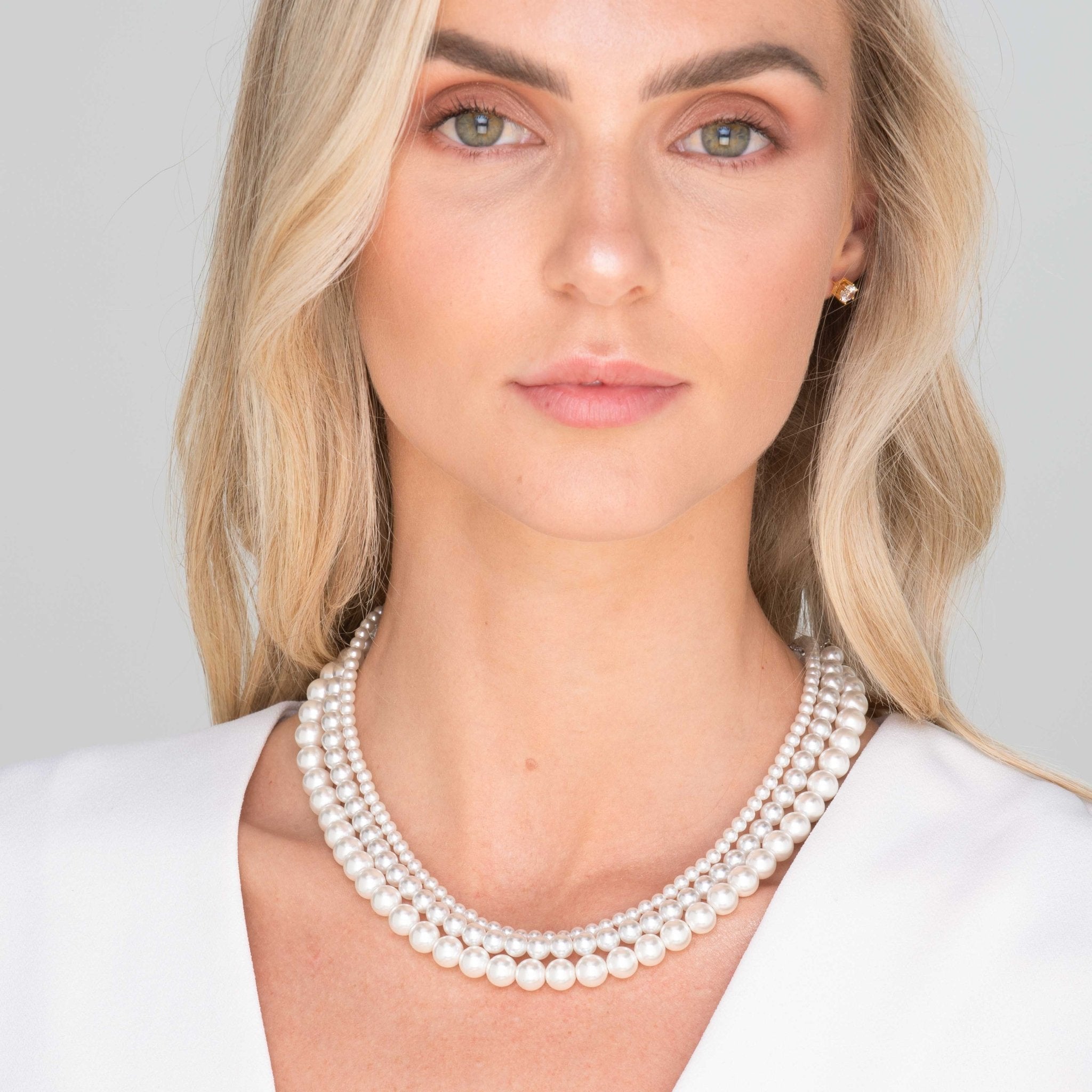 Classic 4mm Round Pearl Necklace - Camile & Stone