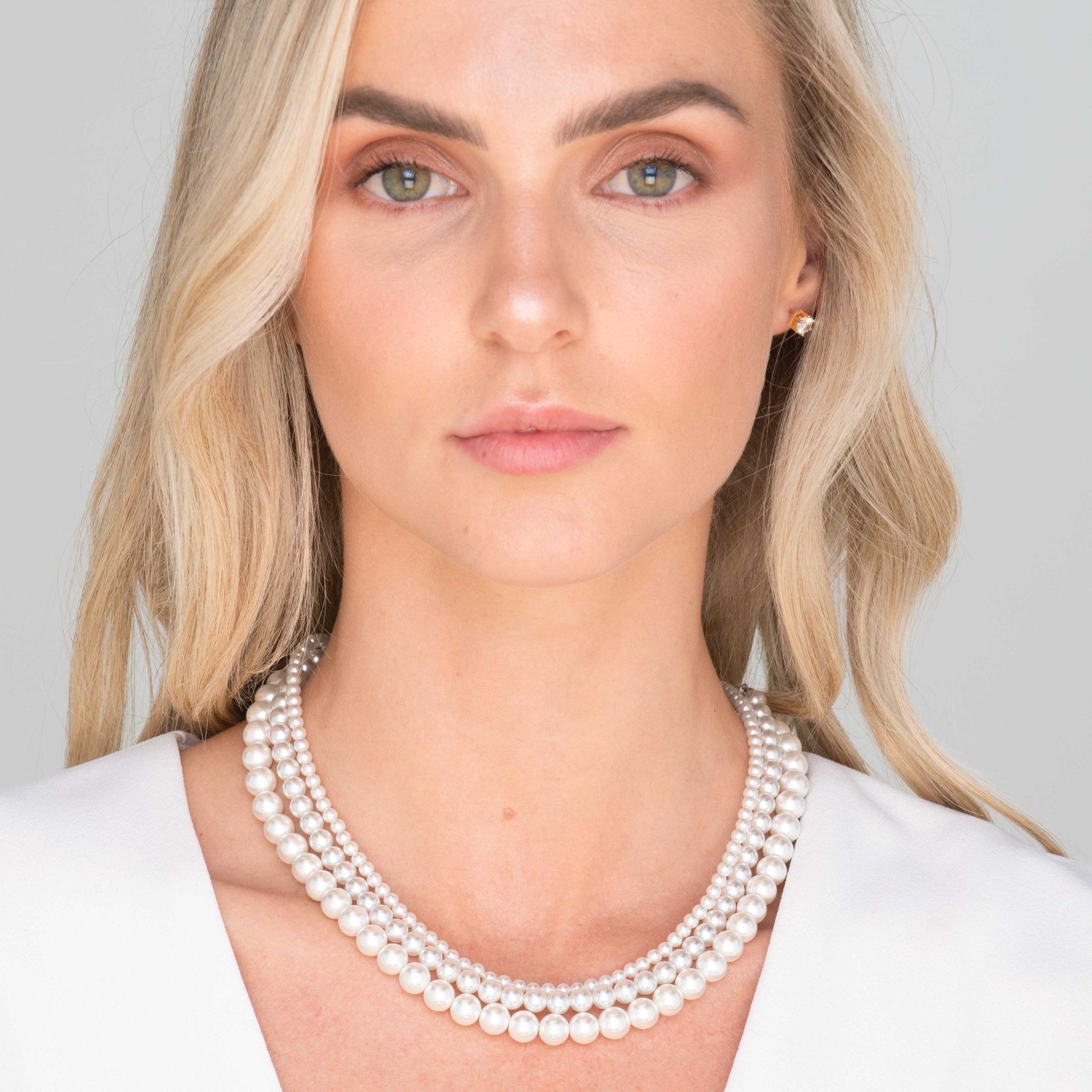 Classic 6mm Round Pearl Necklace - Camile & Stone