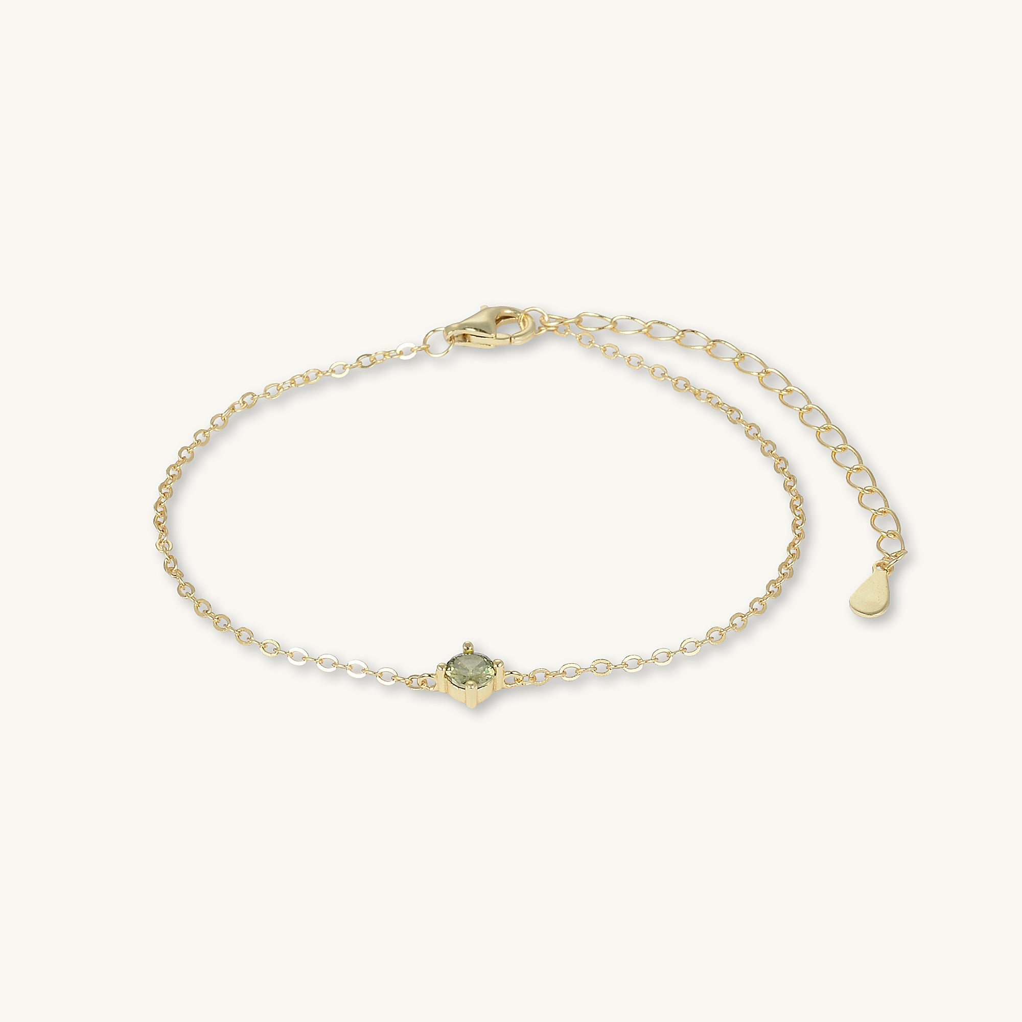 Classic Birthstone Bracelet August - Camile & Stone