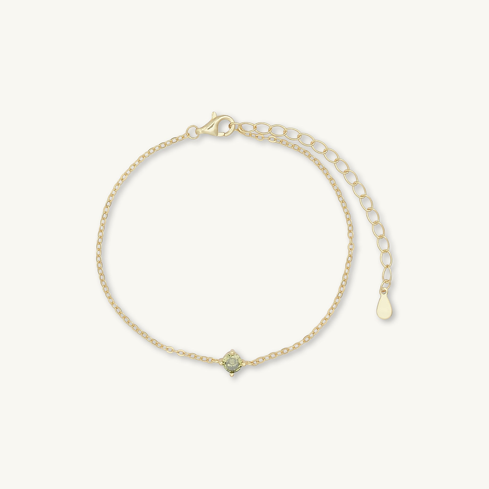 Classic Birthstone Bracelet August - Camile & Stone