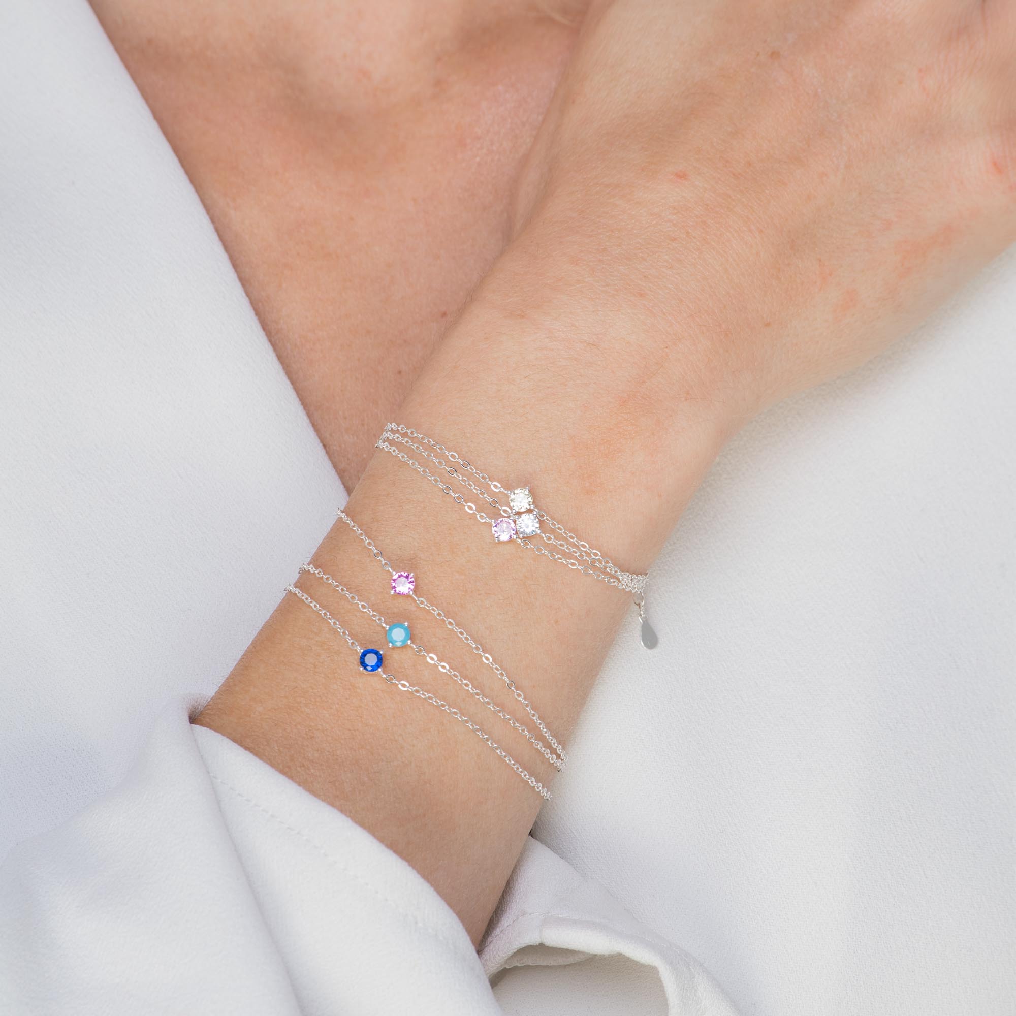 Classic Birthstone Bracelet December - Camile & Stone