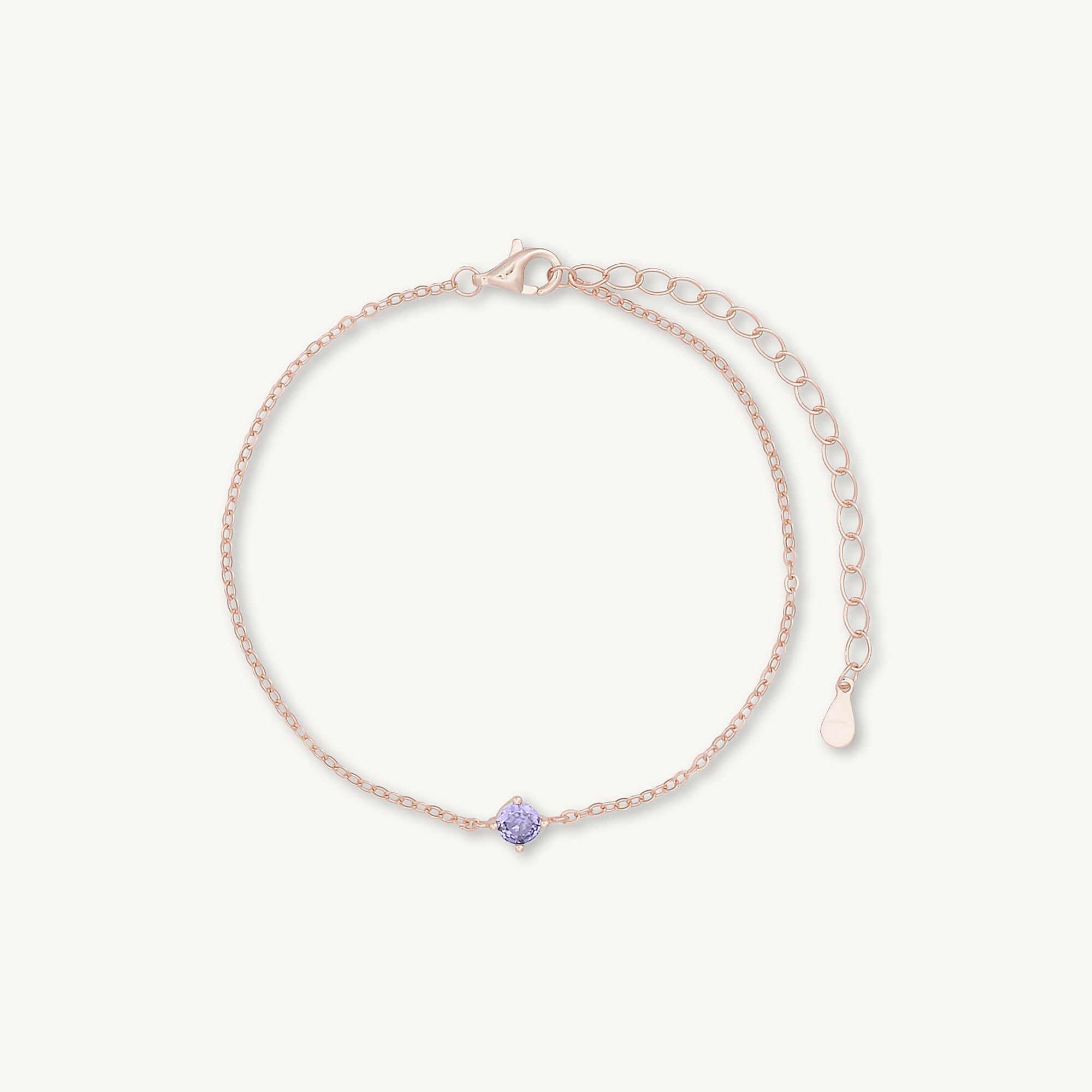 Classic Birthstone Bracelet February - Camile & Stone