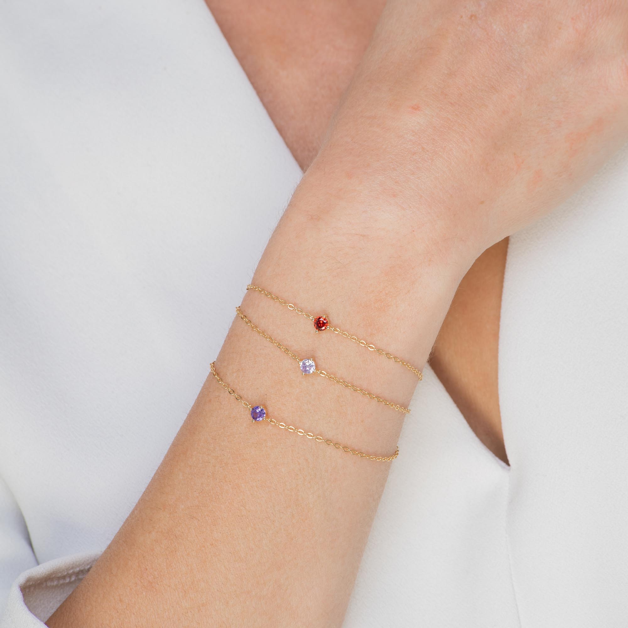 Classic Birthstone Bracelet June - Camile & Stone