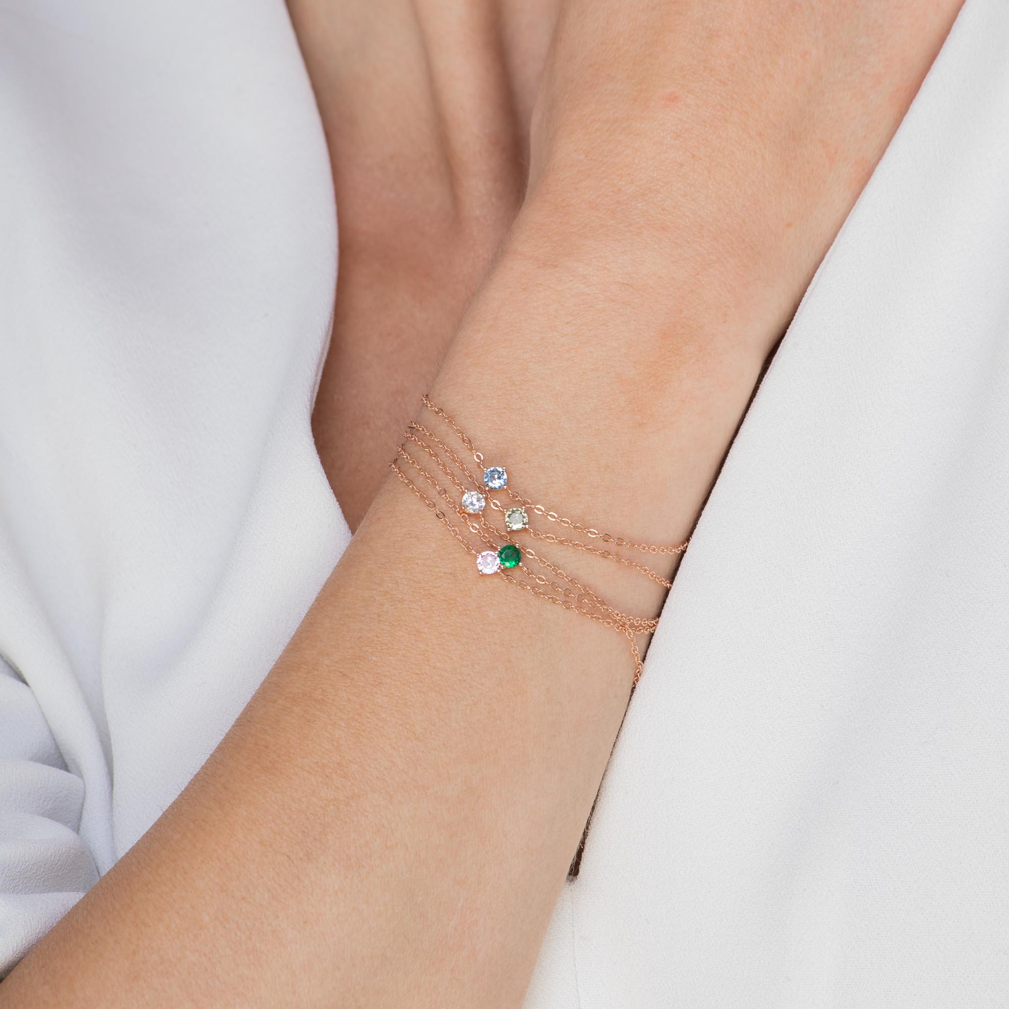 Classic Birthstone Bracelet May - Camile & Stone
