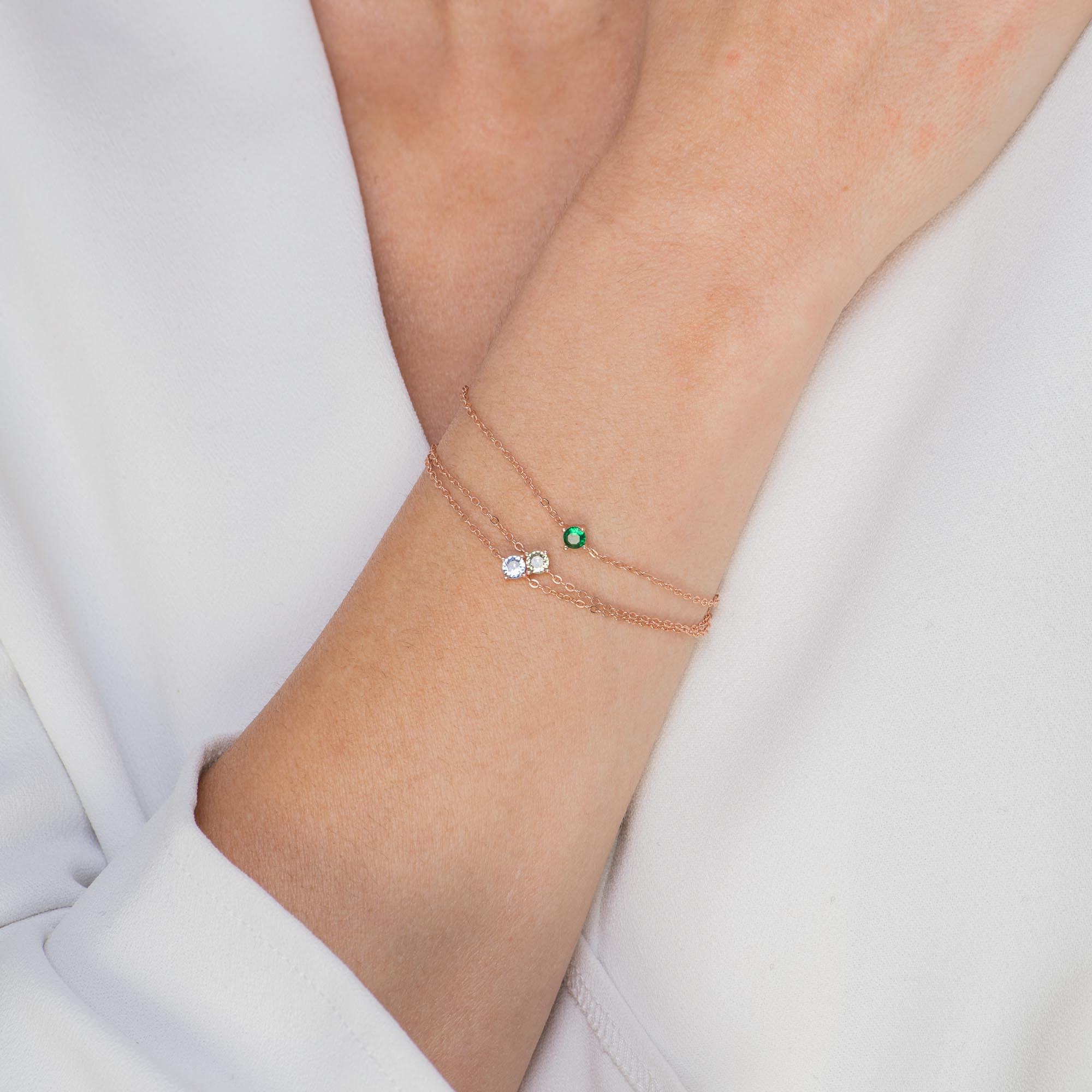 Classic Birthstone Bracelet May - Camile & Stone