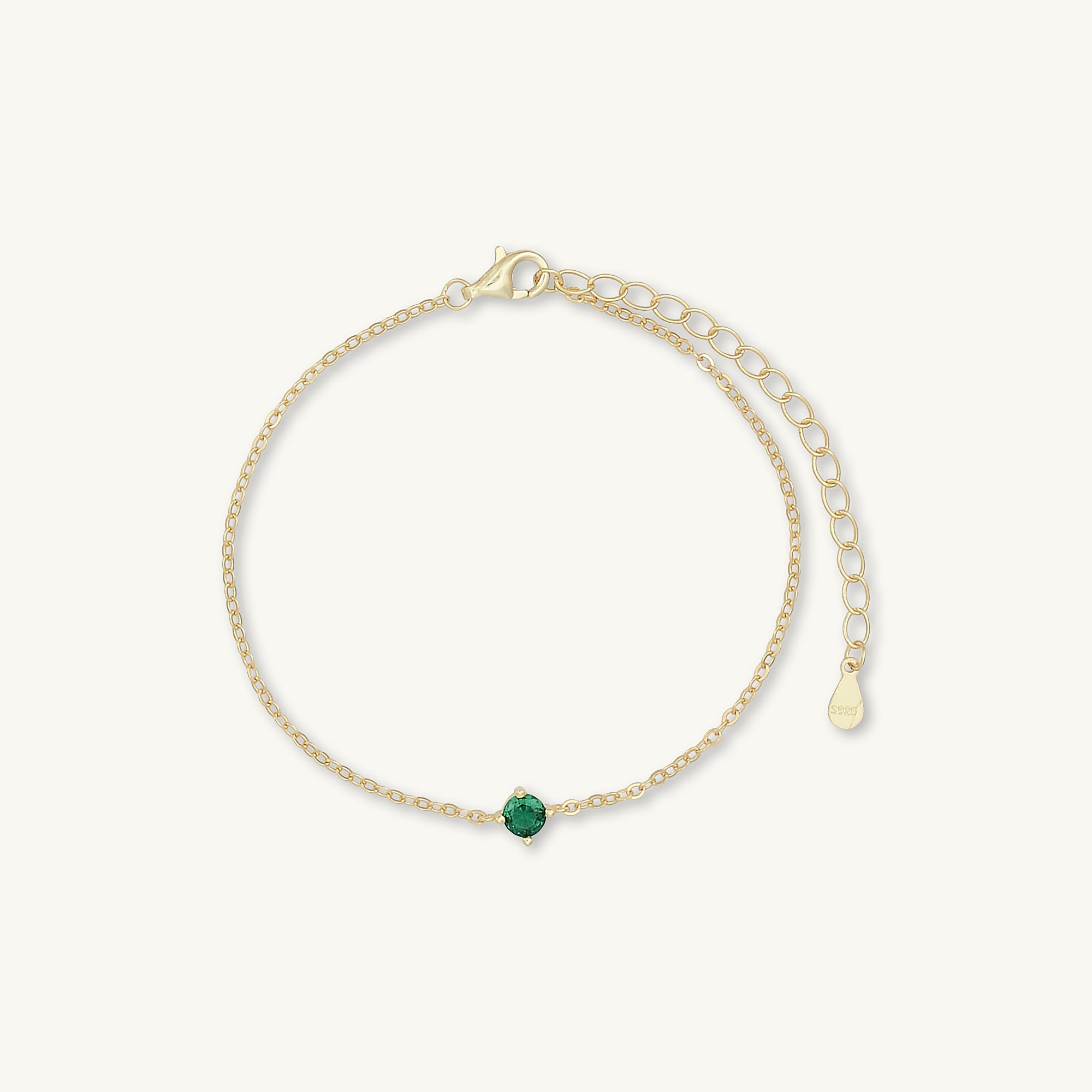 Classic Birthstone Bracelet May - Camile & Stone