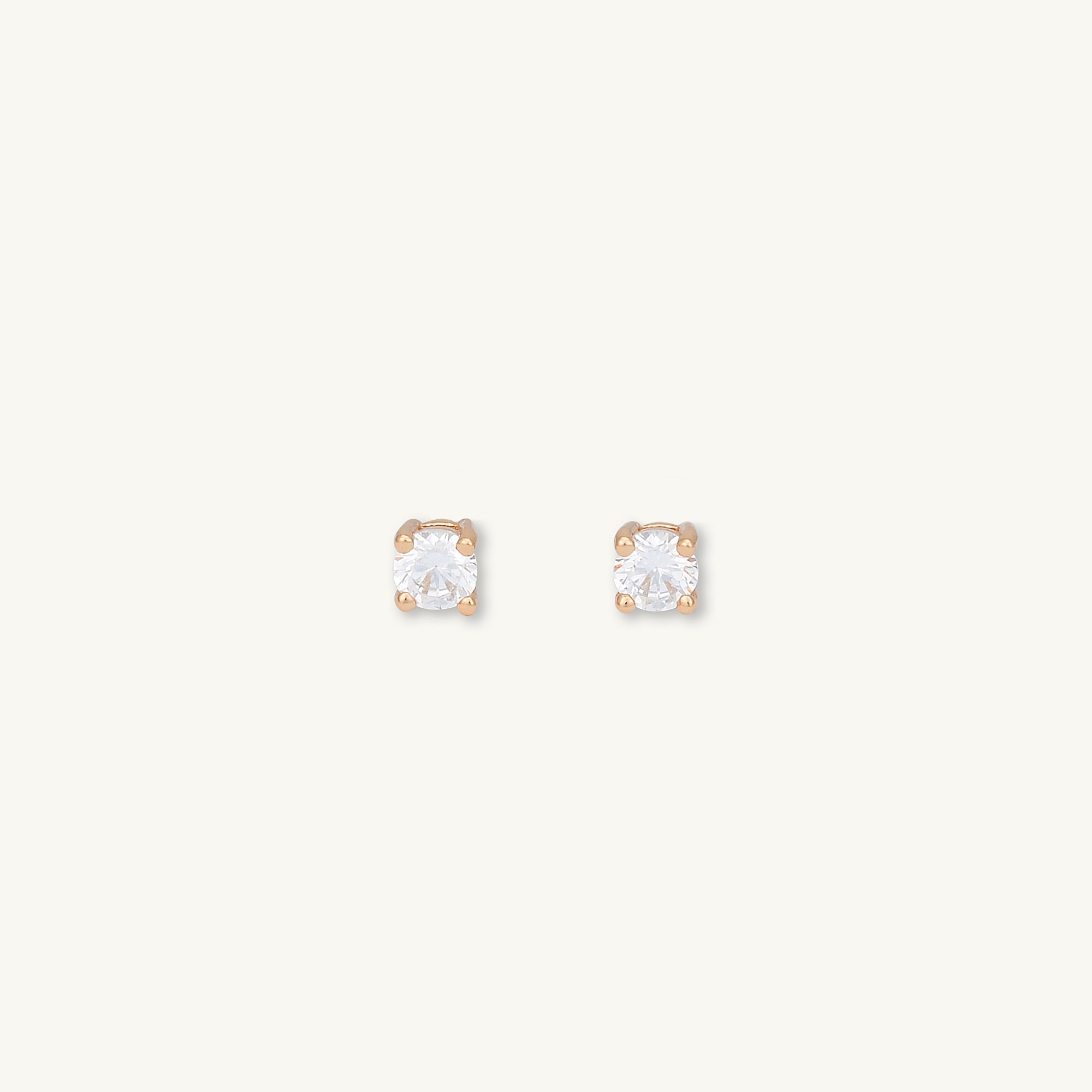 Classic Birthstone Earrings April - Camile & Stone