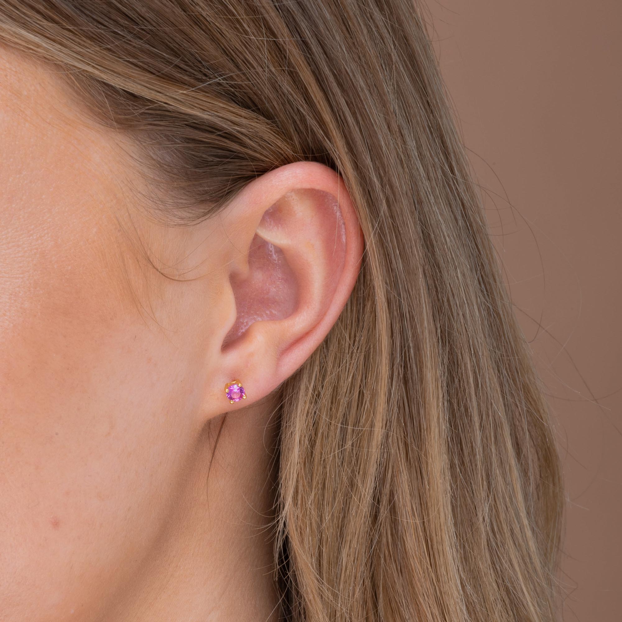 Classic Birthstone Earrings July - Camile & Stone