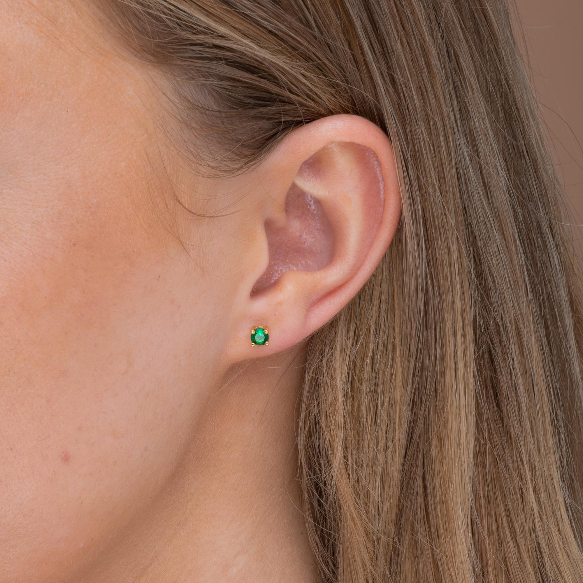 Classic Birthstone Earrings May - Camile & Stone