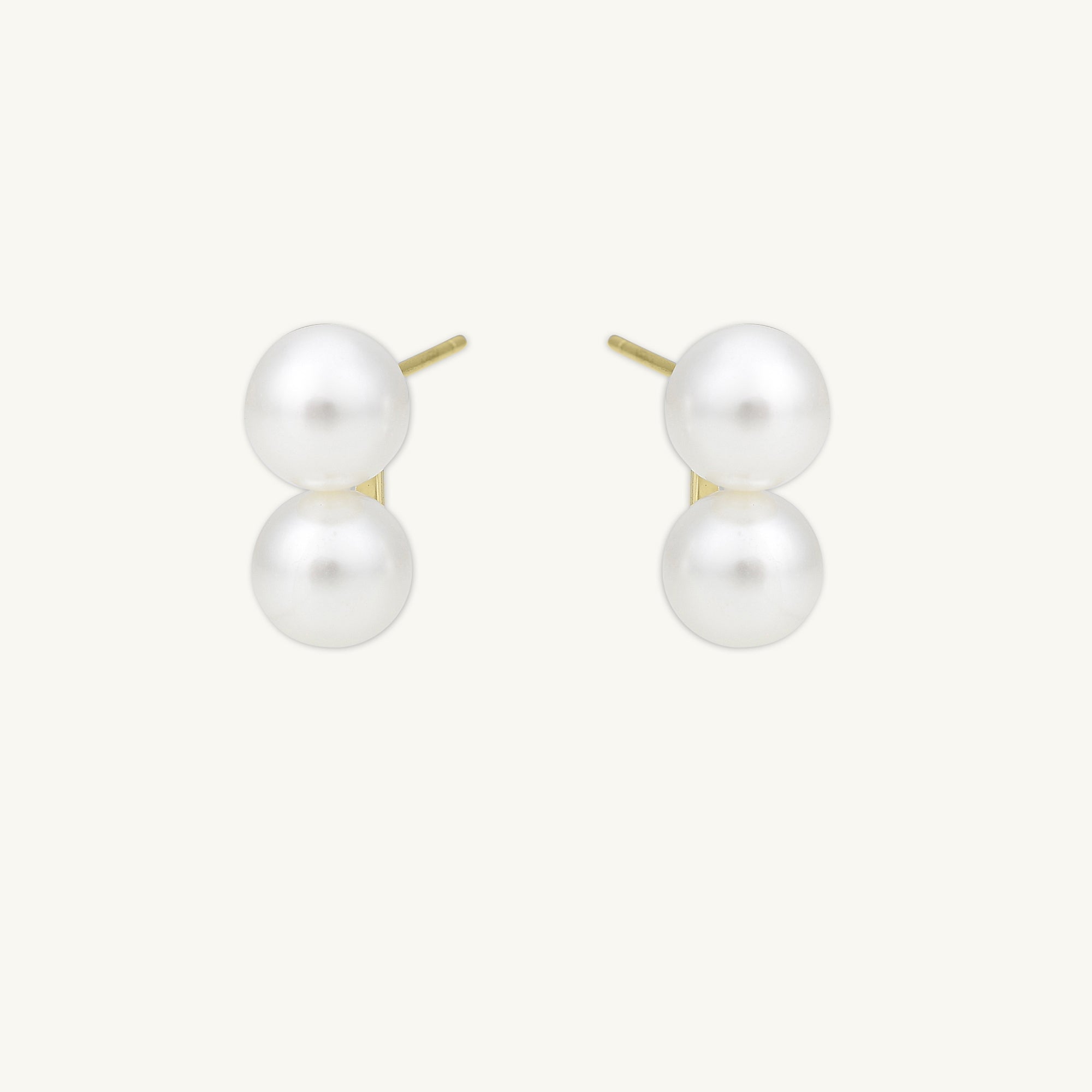 Classic Double Pearl Earrings - Camile & Stone