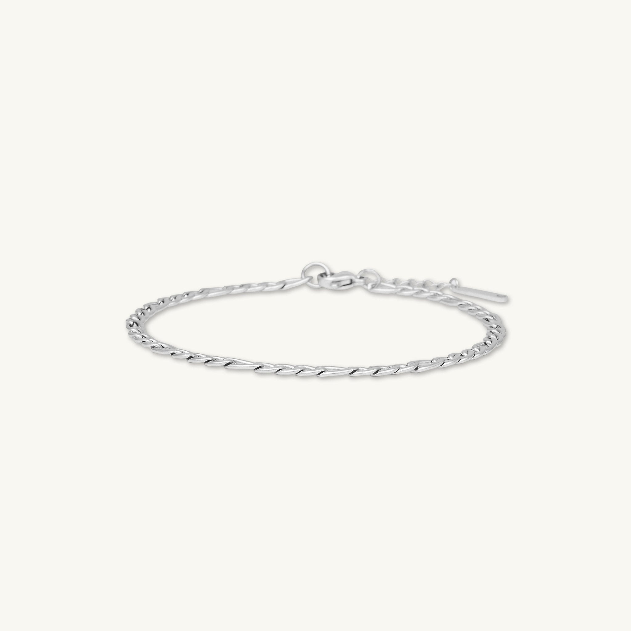 Classic Figaro Chain Anklet - Camile & Stone
