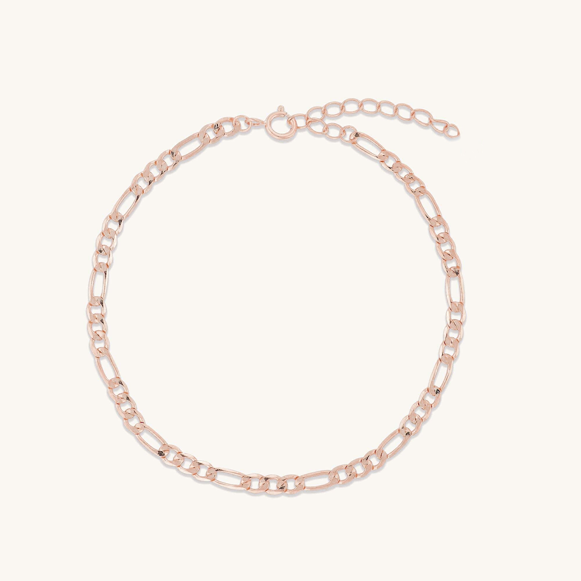 Classic Figaro Chain Bracelet - Camile & Stone