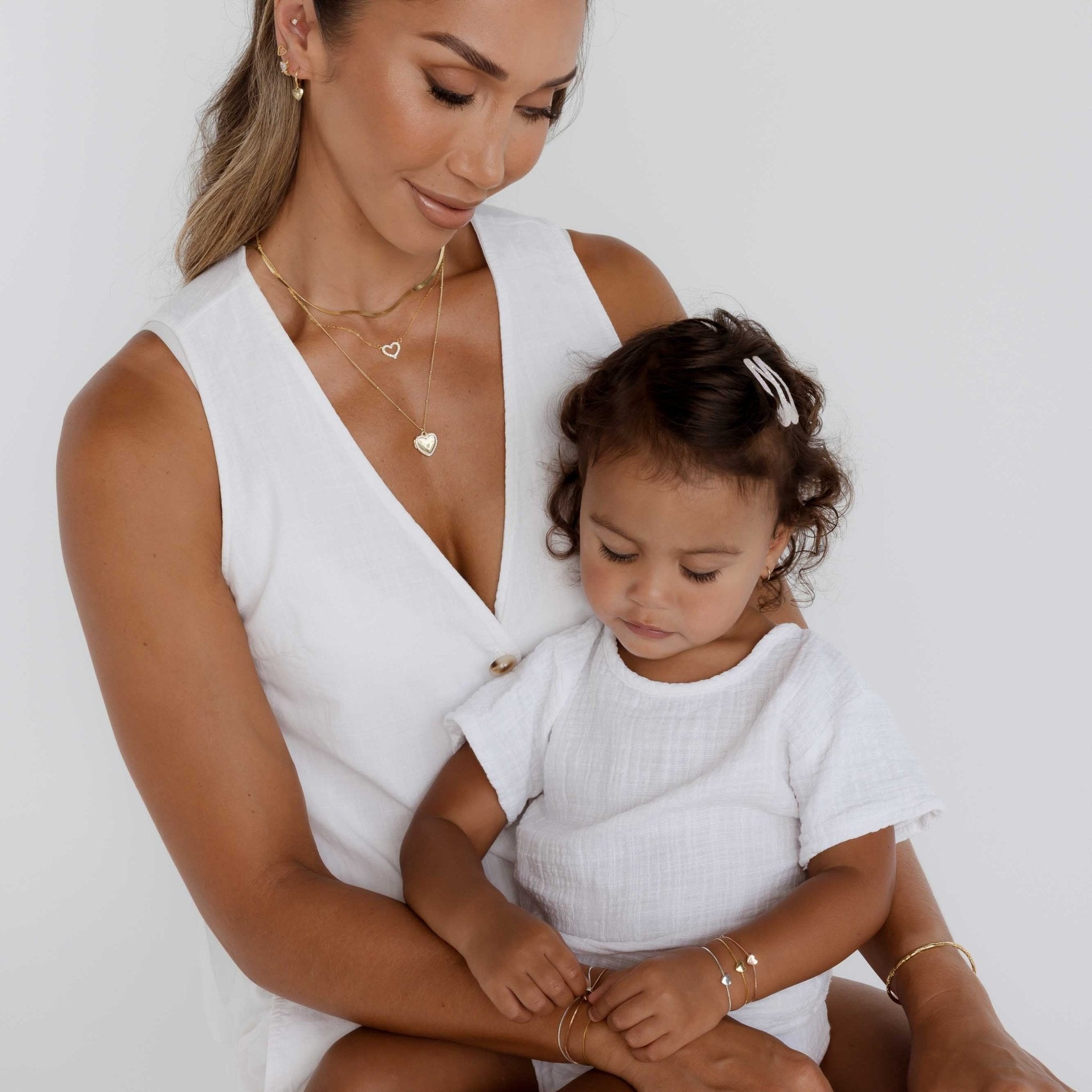 Classic Herringbone Chain Necklace - Camile & Stone