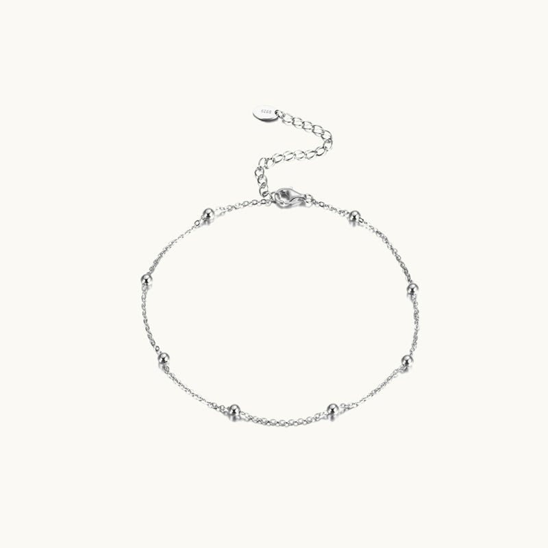 Classic Satellite Chain Anklet - Camile & Stone