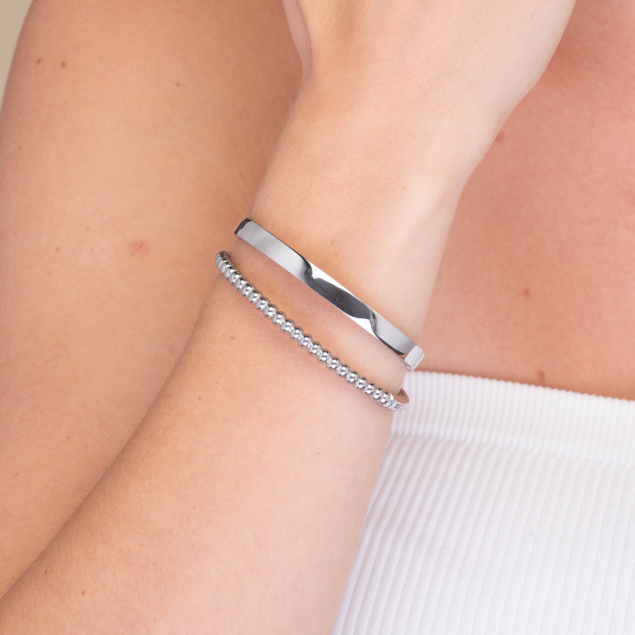Classic Stackable Bangle Bracelet - Camile & Stone