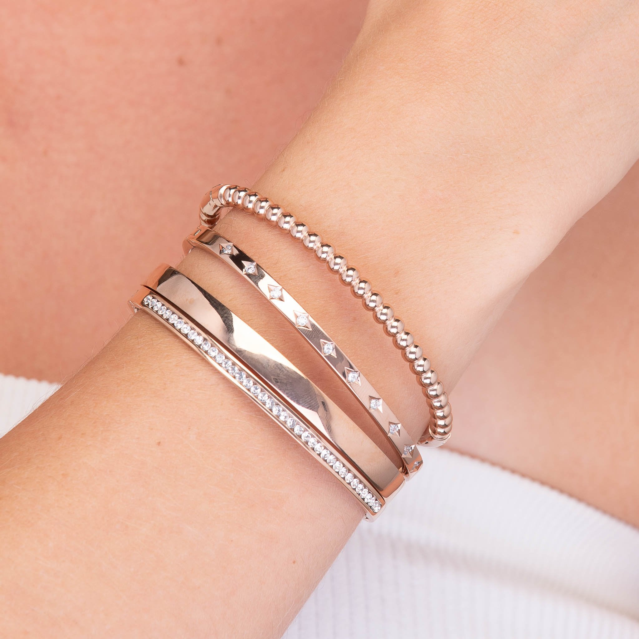 Classic Stackable Bangle Bracelet - Camile & Stone